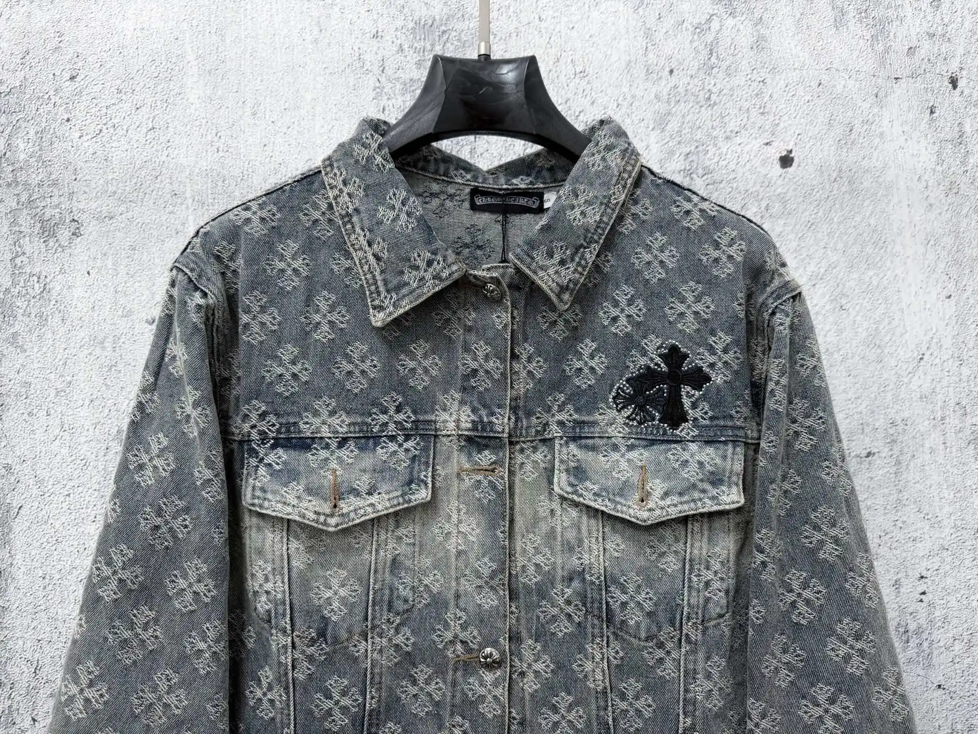 Monogram Jacquard Rhinestone Denim Jacket D23524856 — view 5