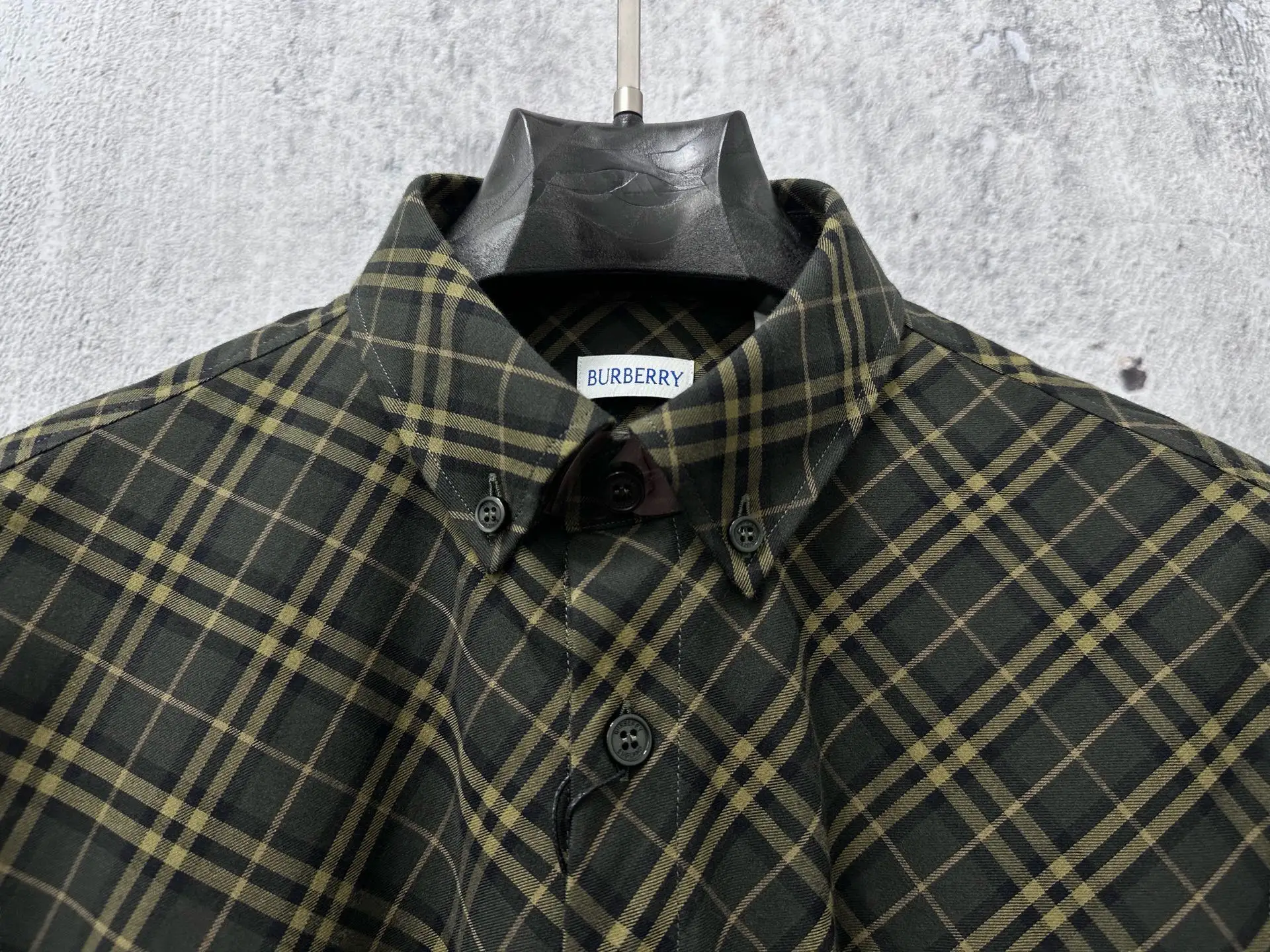 Diamond Check Embroidered Nylon Shirt D23524870 — view 3