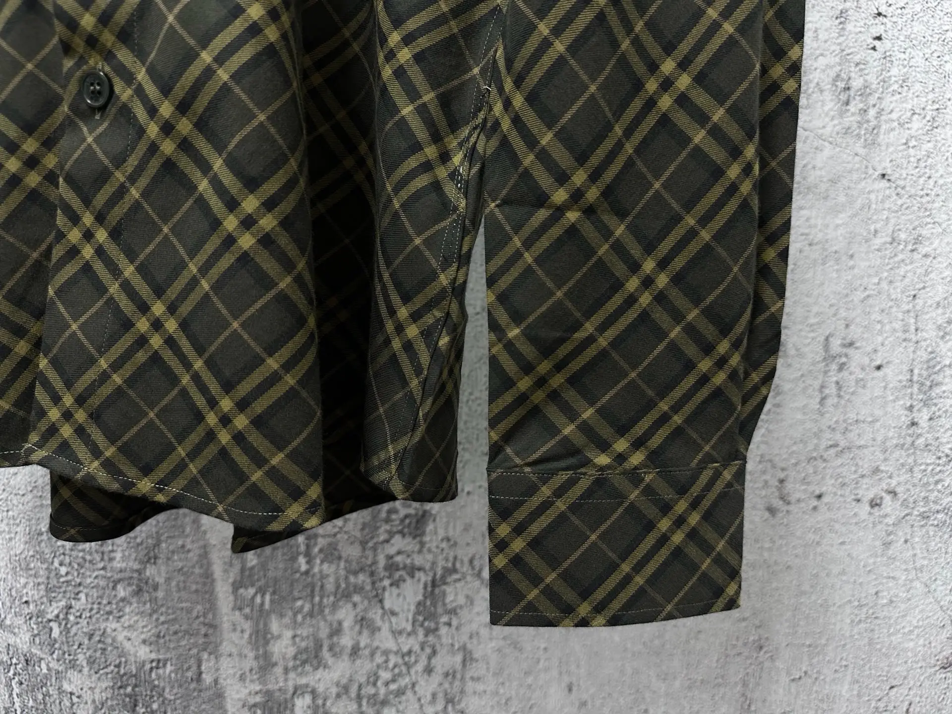 Diamond Check Embroidered Nylon Shirt D23524870 — view 8