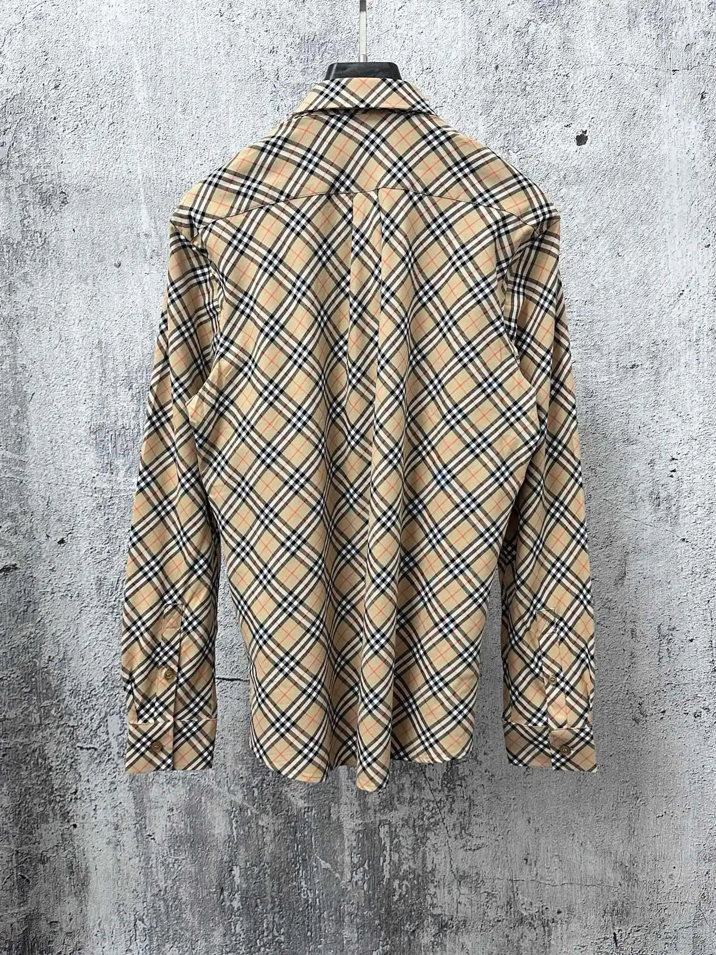 Embroidered Diamond Check Nylon Shirt D23524871 — view 2