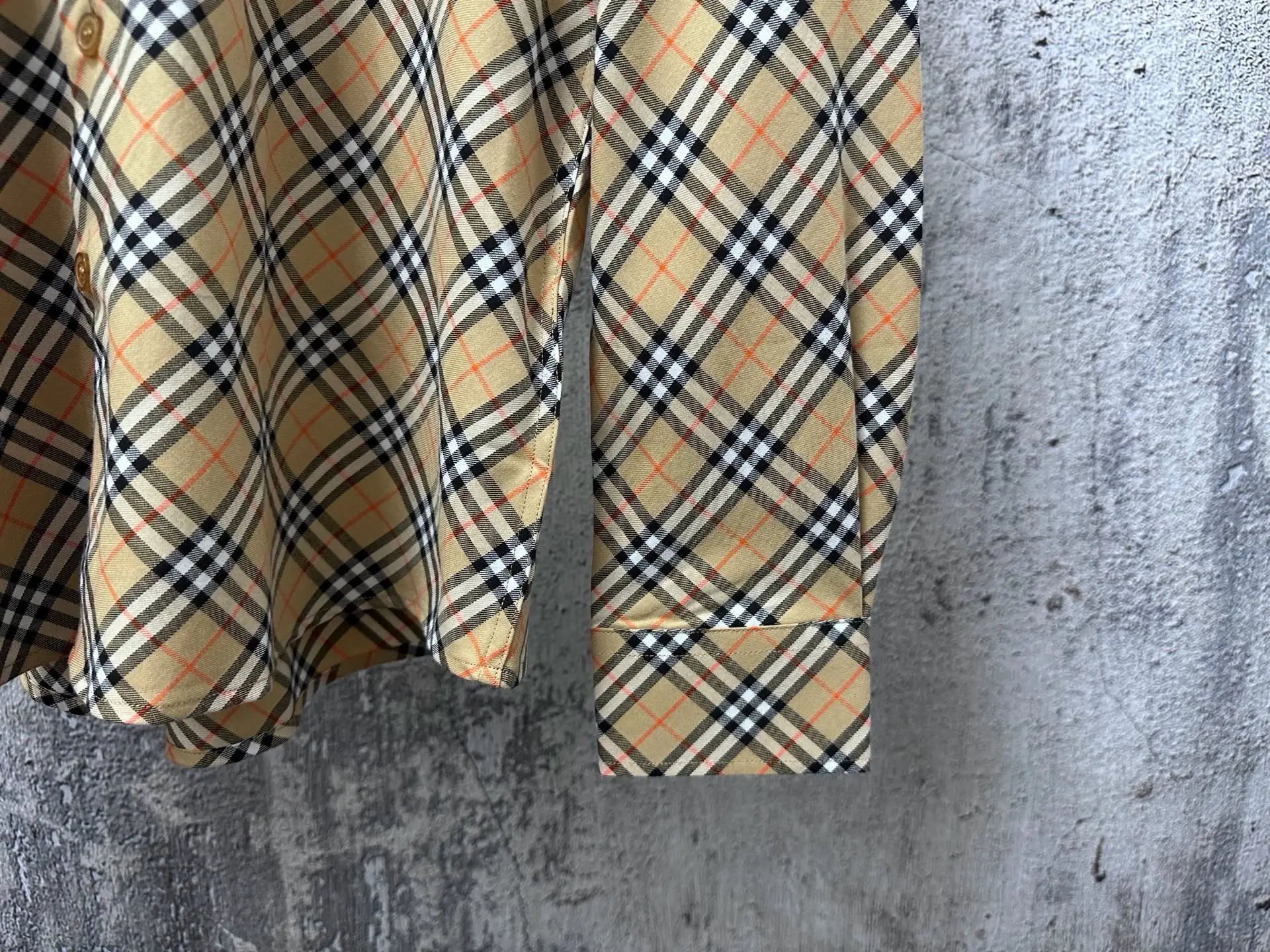 Embroidered Diamond Check Nylon Shirt D23524871 — view 6