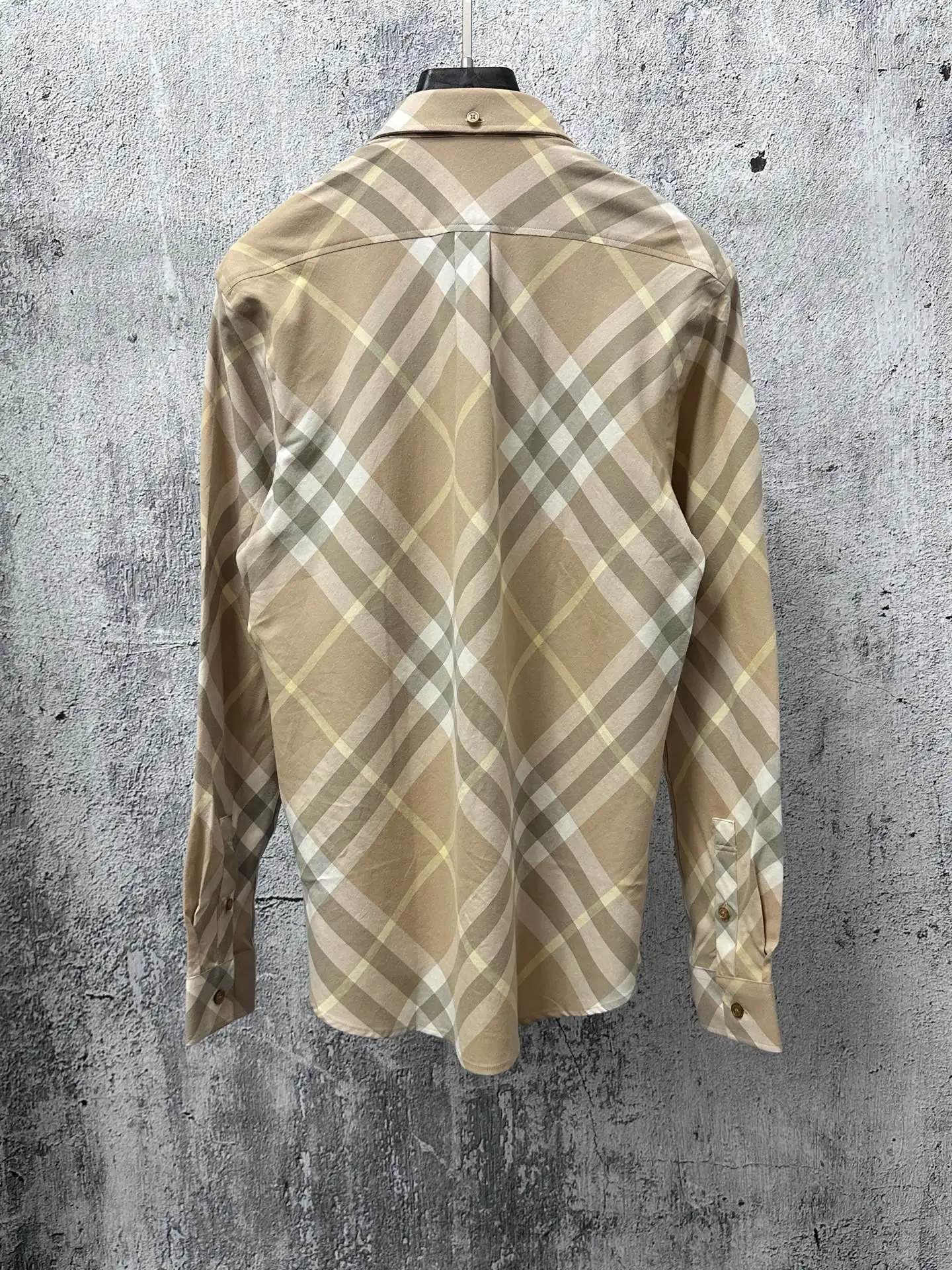 Diagonal Check Button-Down Shirt D23524872 — view 2