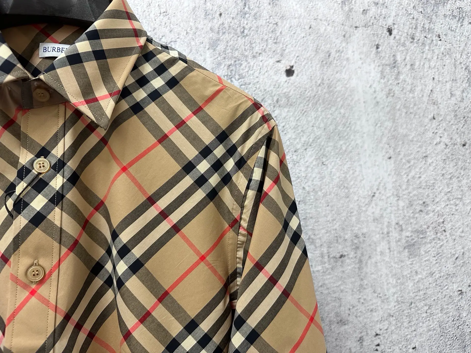 Vintage Check Nylon Twill Shirt D23524874 — view 3