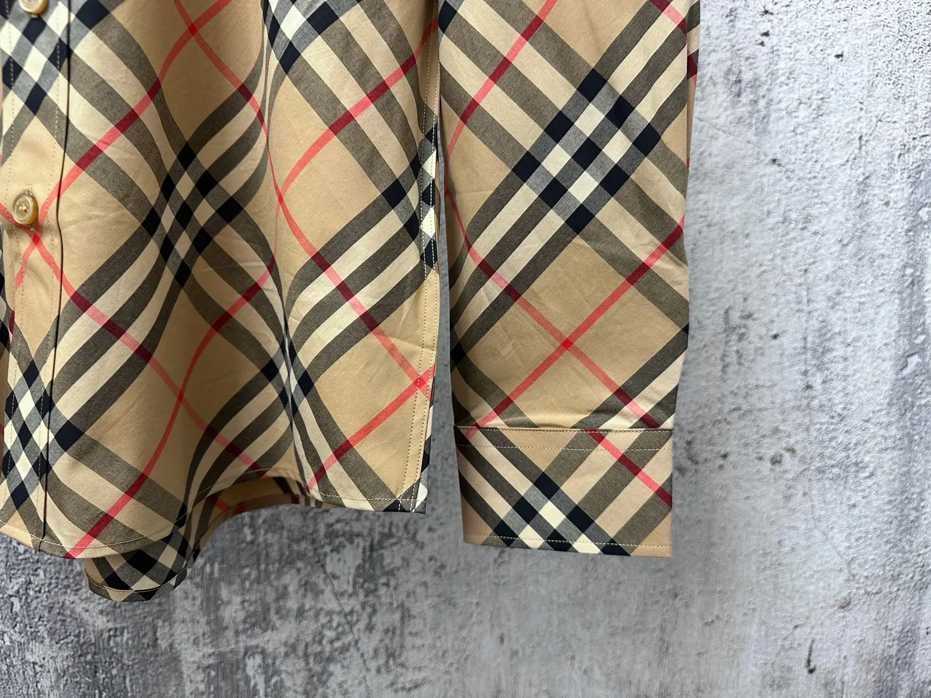 Vintage Check Nylon Twill Shirt D23524874 — view 6