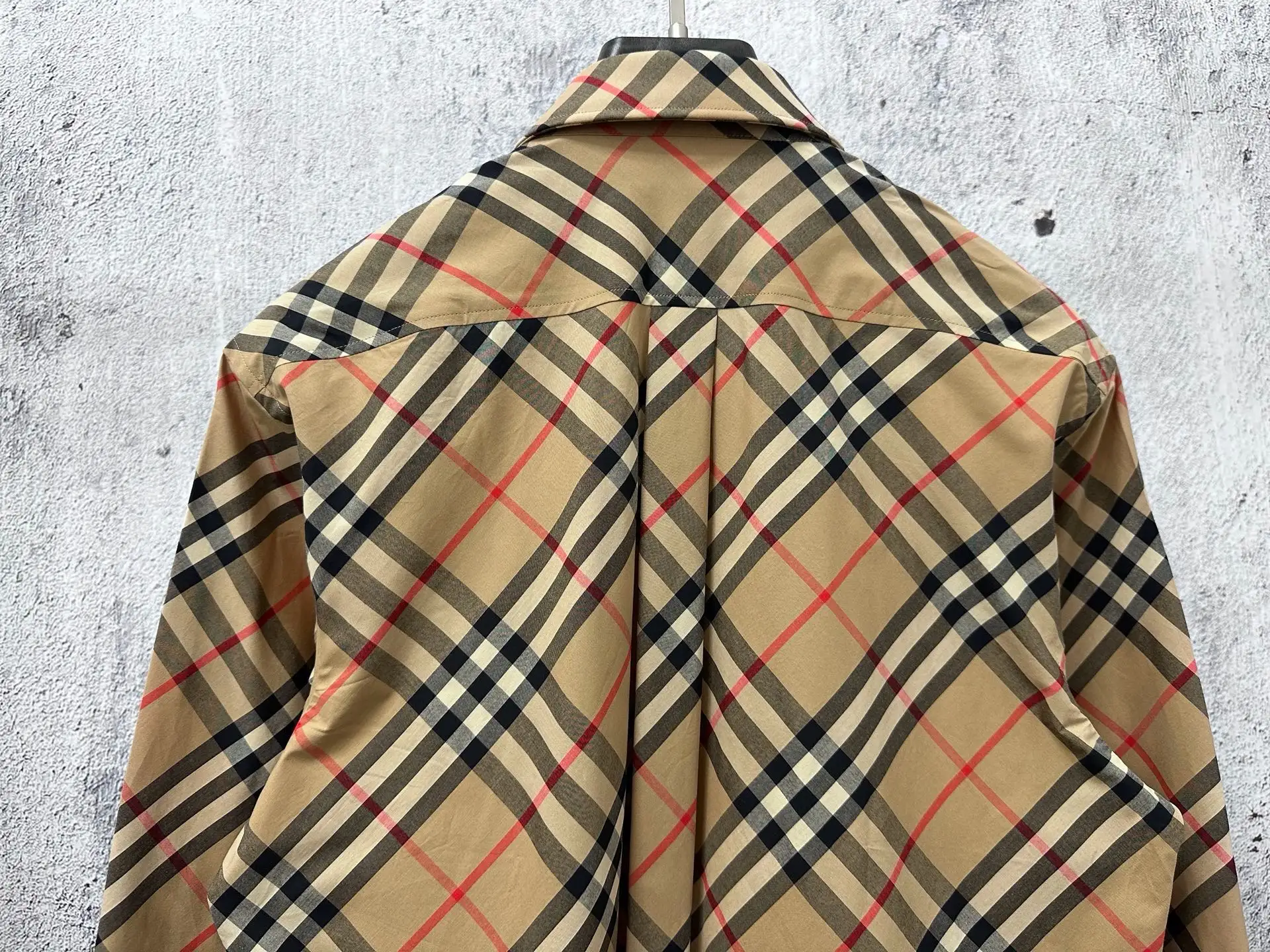Vintage Check Nylon Twill Shirt D23524874 — view 7