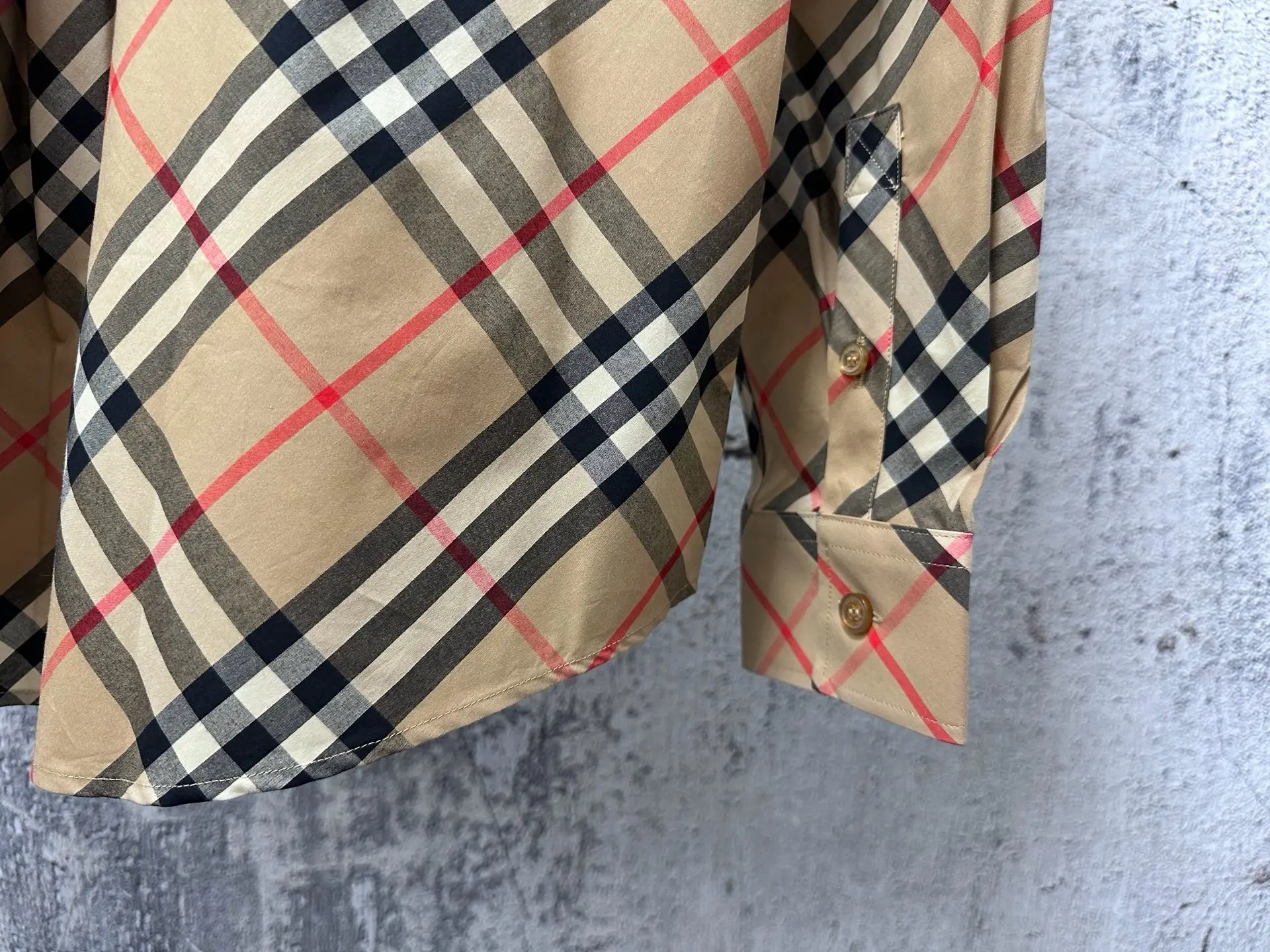Vintage Check Nylon Twill Shirt D23524874 — view 8