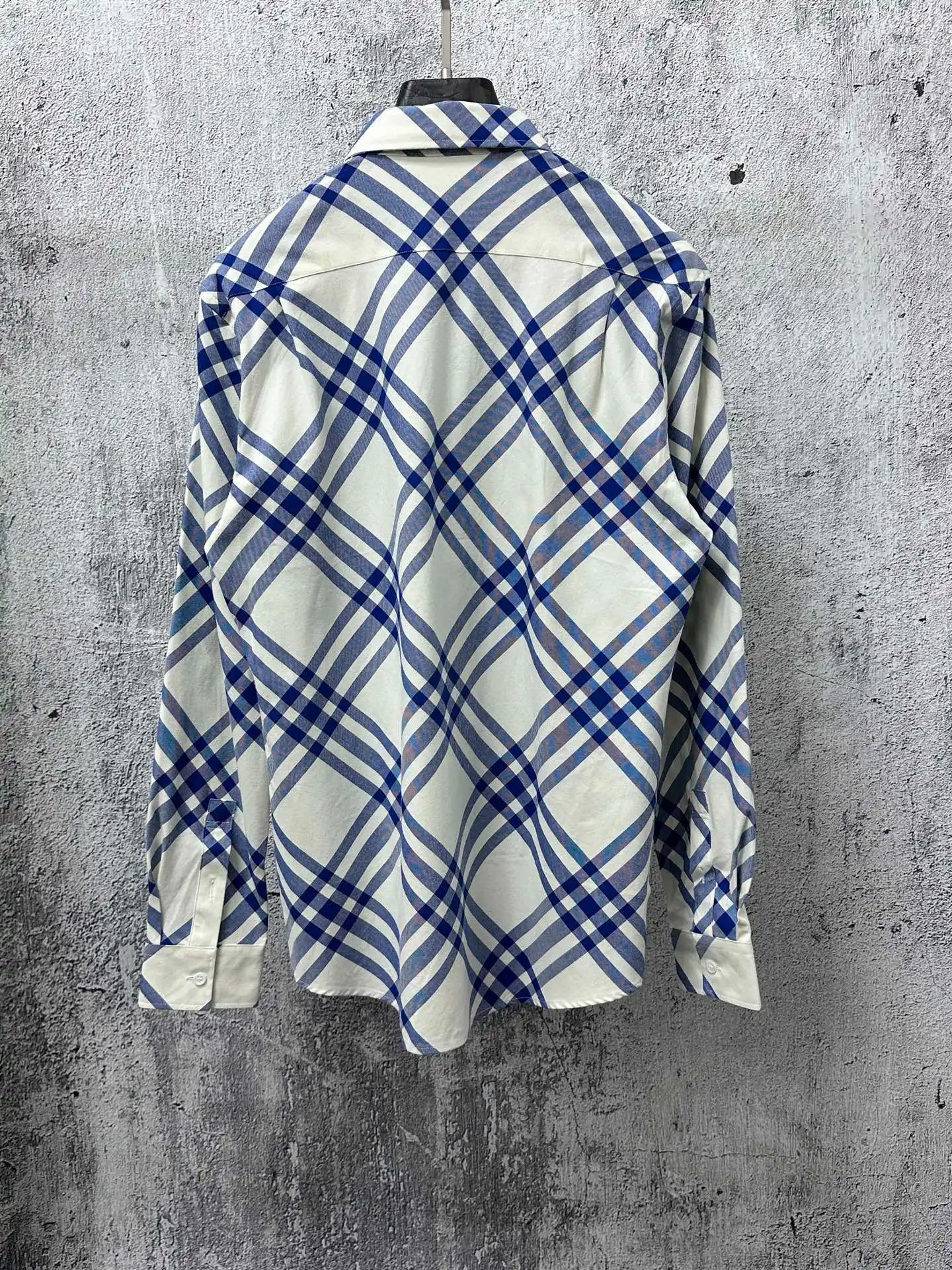 Diamond Check Technical Twill Shirt D23524865 — view 2