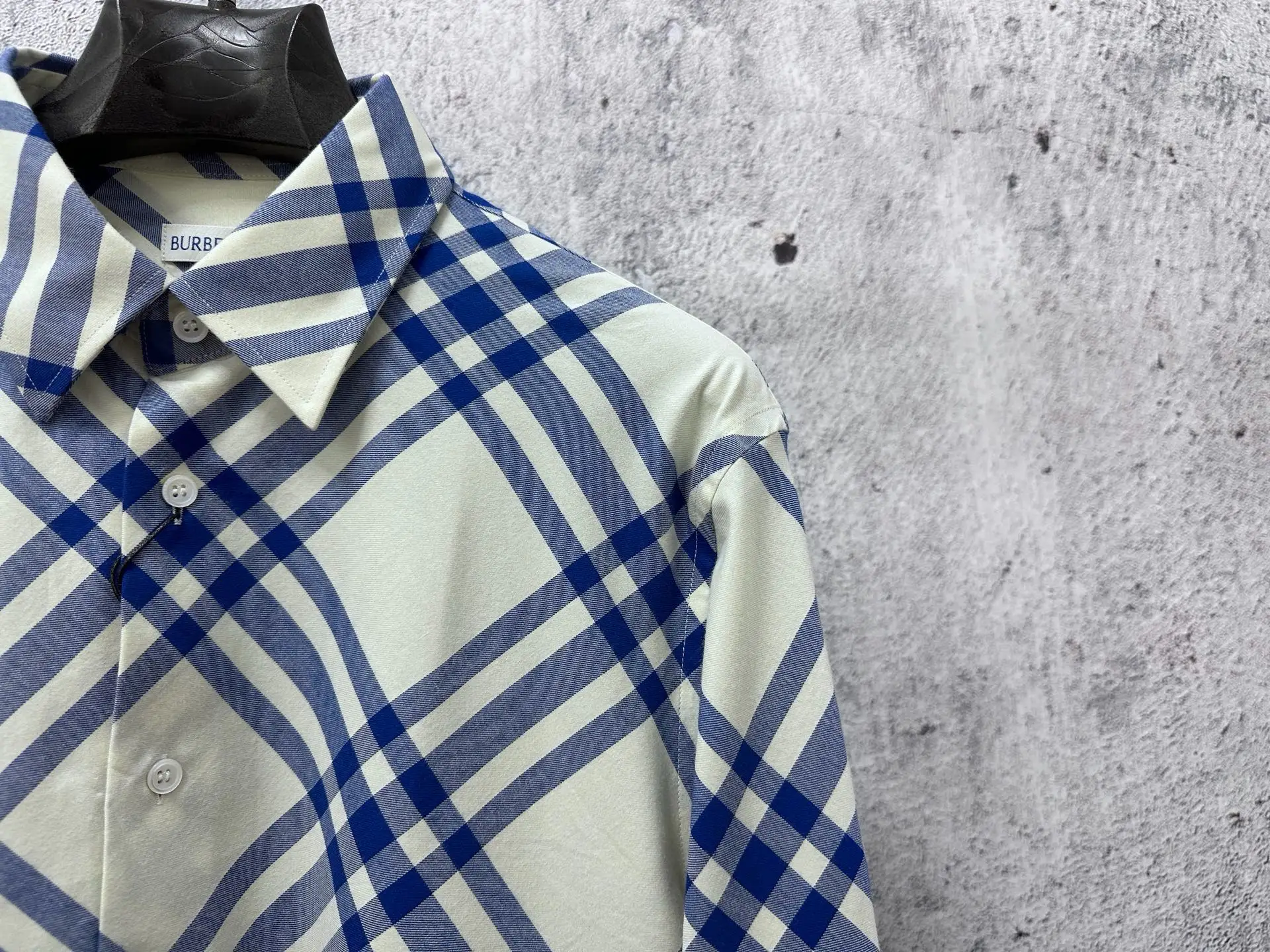 Diamond Check Technical Twill Shirt D23524865 — view 3