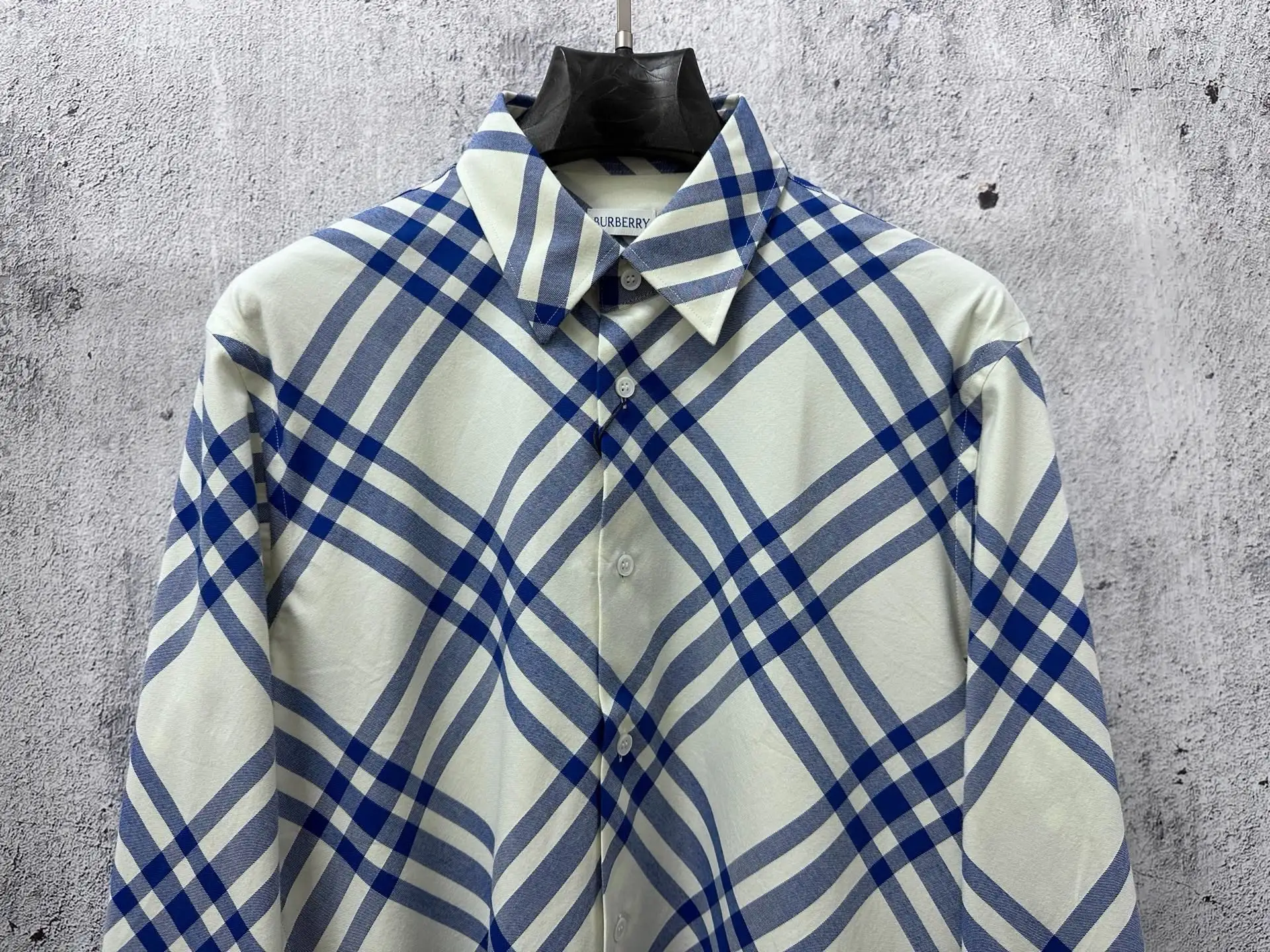 Diamond Check Technical Twill Shirt D23524865 — view 5