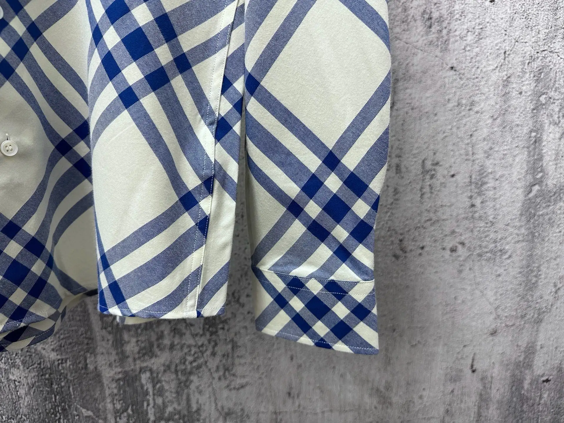 Diamond Check Technical Twill Shirt D23524865 — view 6