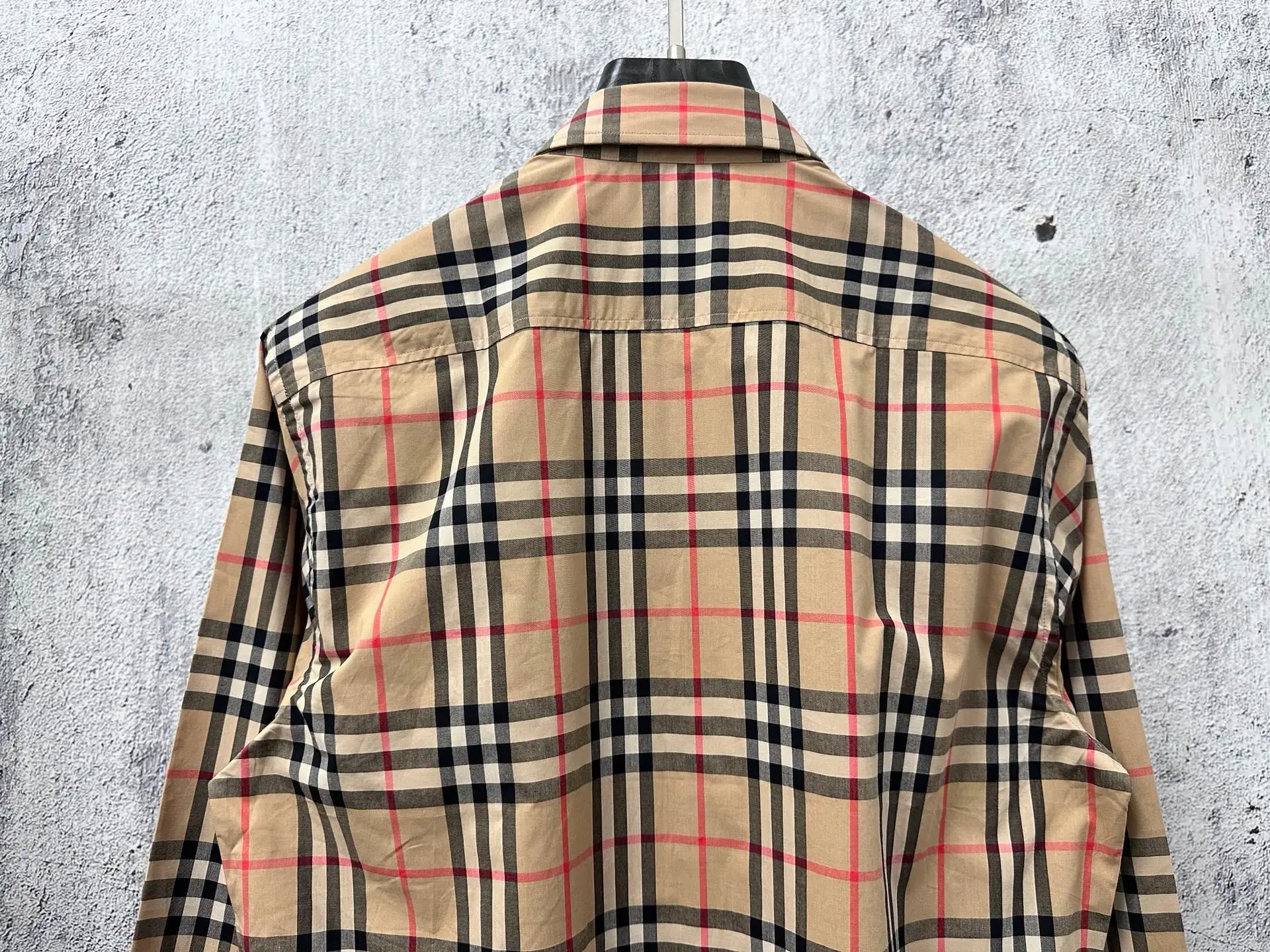 Logo Print Vintage Check Cotton Shirt D23524877 — view 7