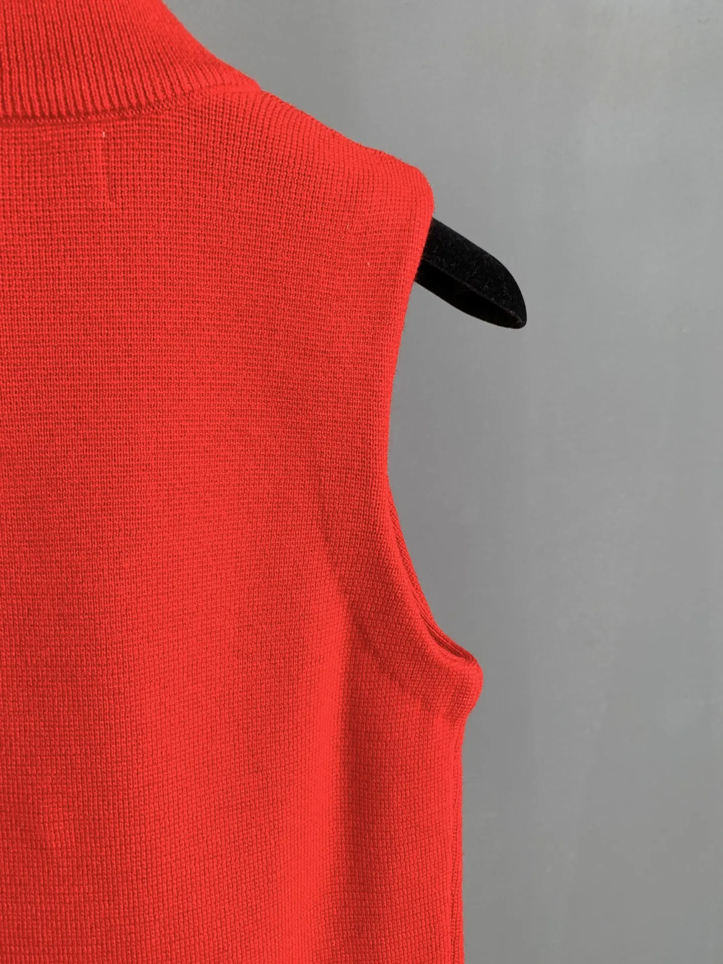 Logo-Embroidered Half-Zip Knit Vest D23524058 — view 4