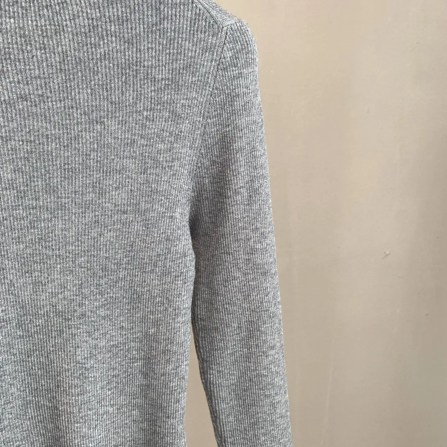 Logo Intarsia Ribbed Merino Wool Sweater D23524193 — view 7