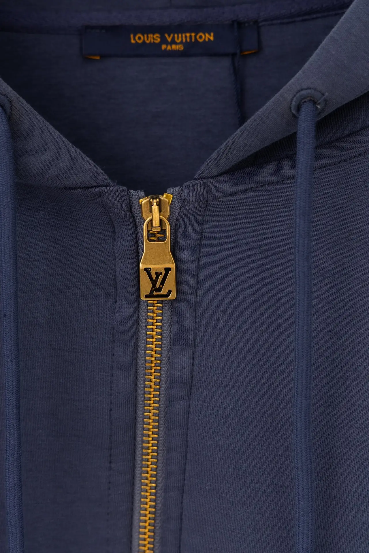 Logo Embroidered Zip-Up Hoodie with Pearl Details D24021200 — view 6