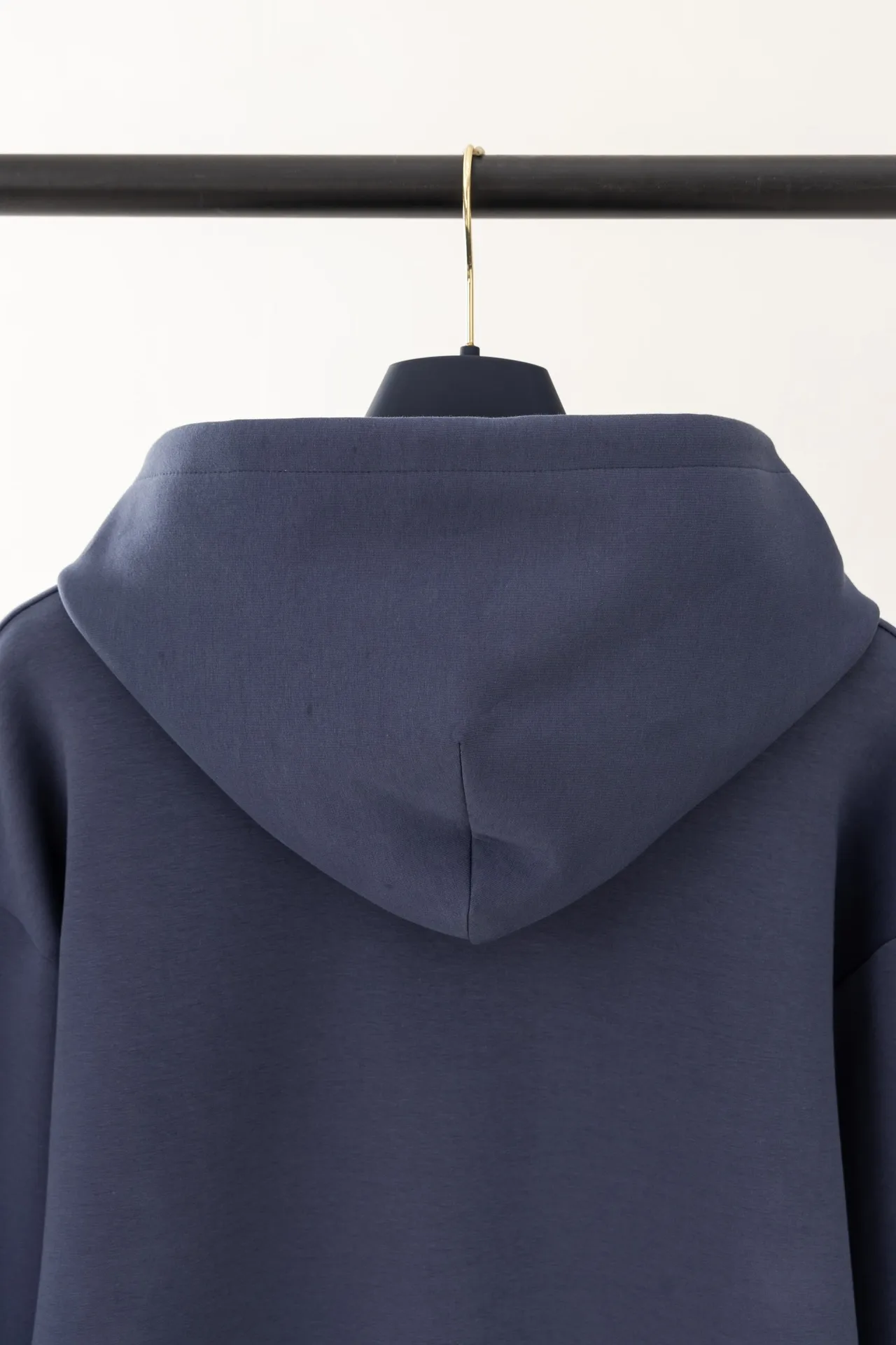 Logo Embroidered Zip-Up Hoodie with Pearl Details D24021200 — view 8
