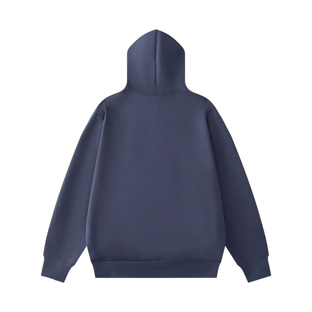 Logo Embroidery Pearl Zip-Up Hoodie D24021201 — view 3
