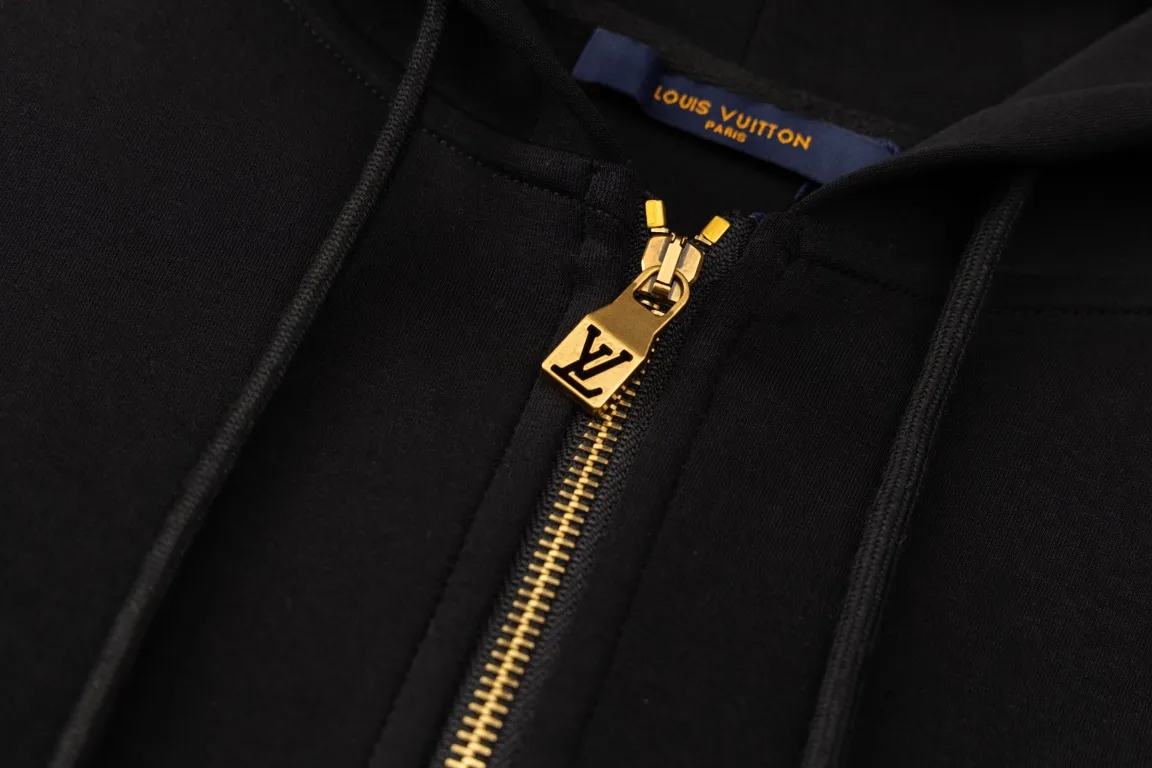 Logo Embroidery Pearl-Zip Hoodie D24021203 — view 5