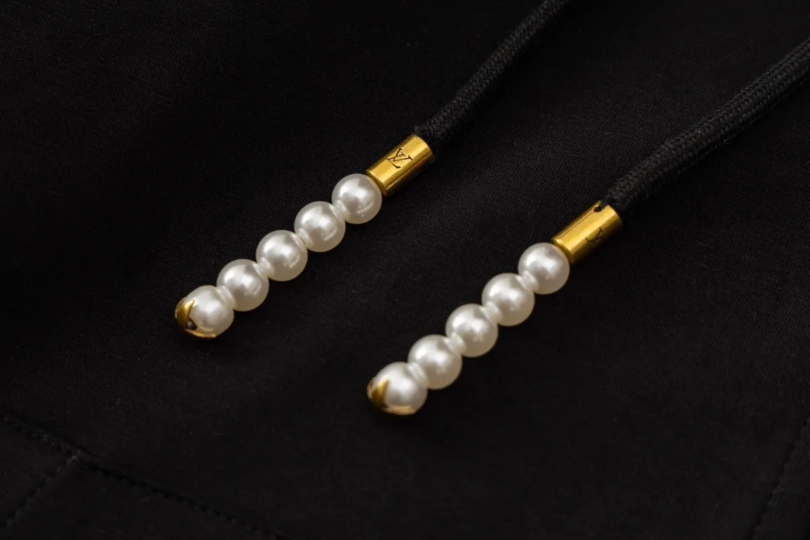 Logo Embroidery Pearl-Zip Hoodie D24021203 — view 8