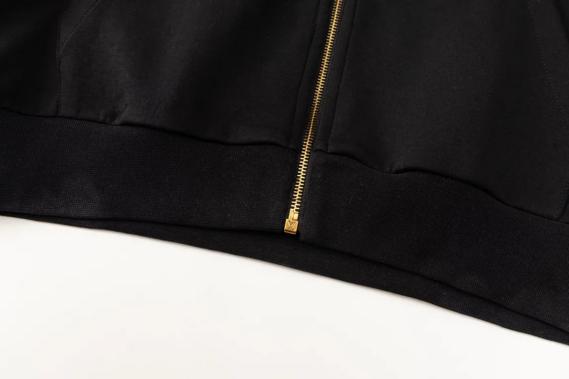 Logo Embroidery Pearl-Zip Hoodie D24021203 — view 10