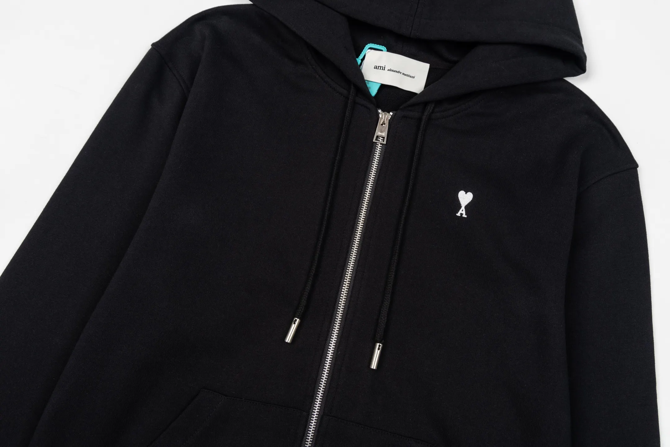 Ami de Cœur Embroidered Zip-Up Hoodie D24021122 — view 3