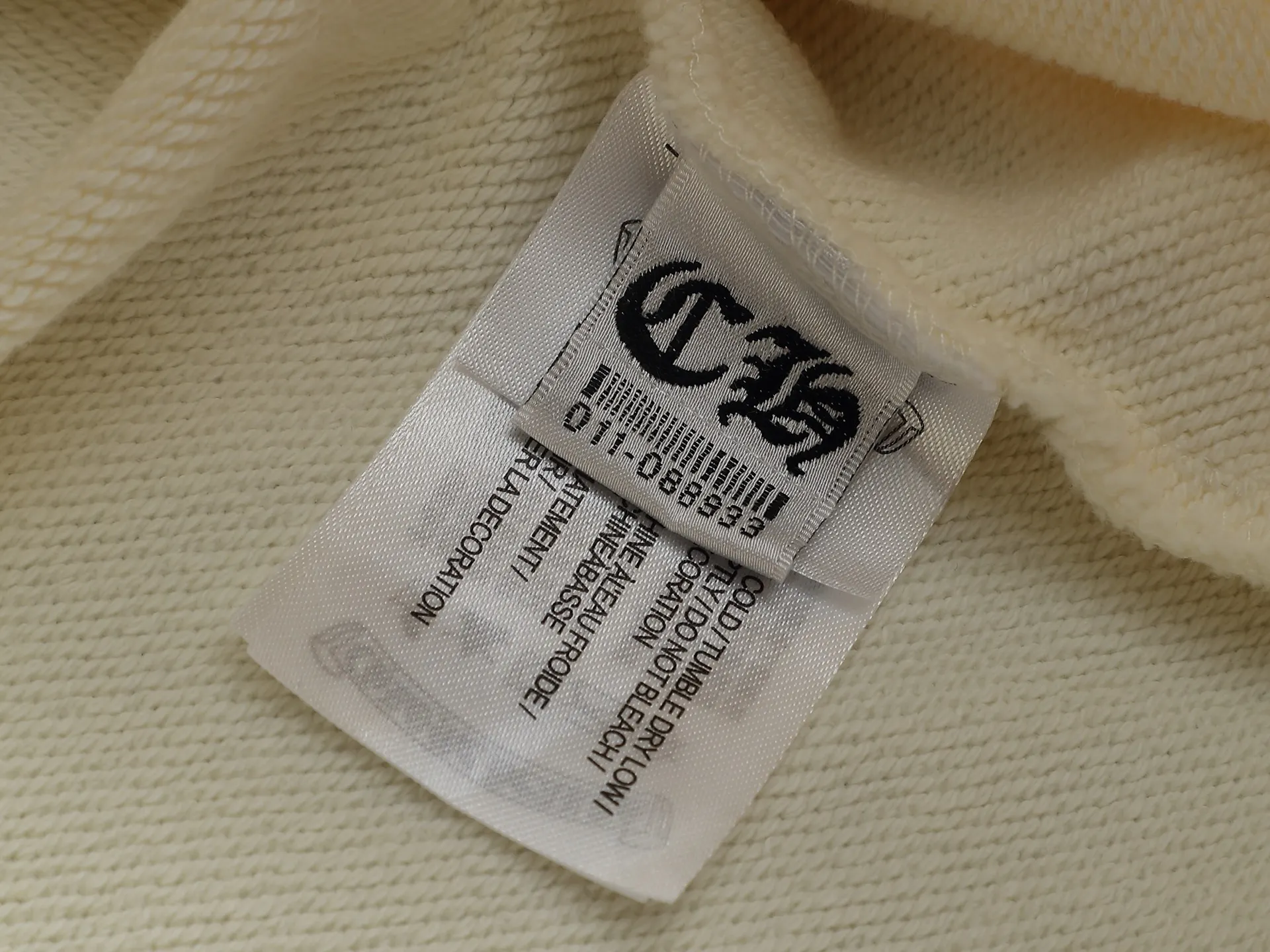 Chrome Hearts Acid-Wash Embroidered Zip-Up Hoodie D24523293 — view 11