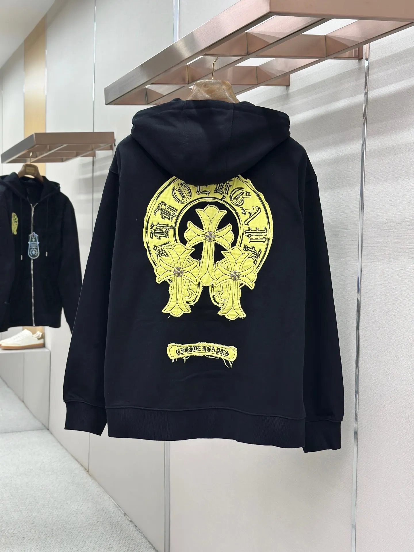 Logo Patch Zip-Up Hoodie D24522754 — view 2