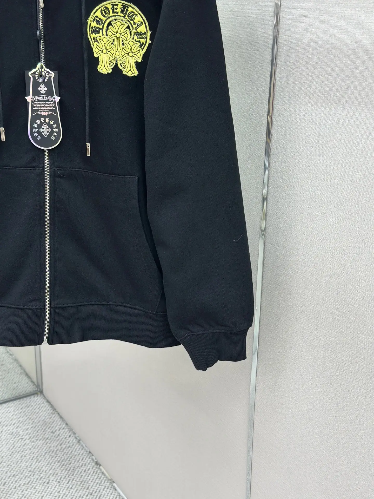 Logo Patch Zip-Up Hoodie D24522754 — view 6