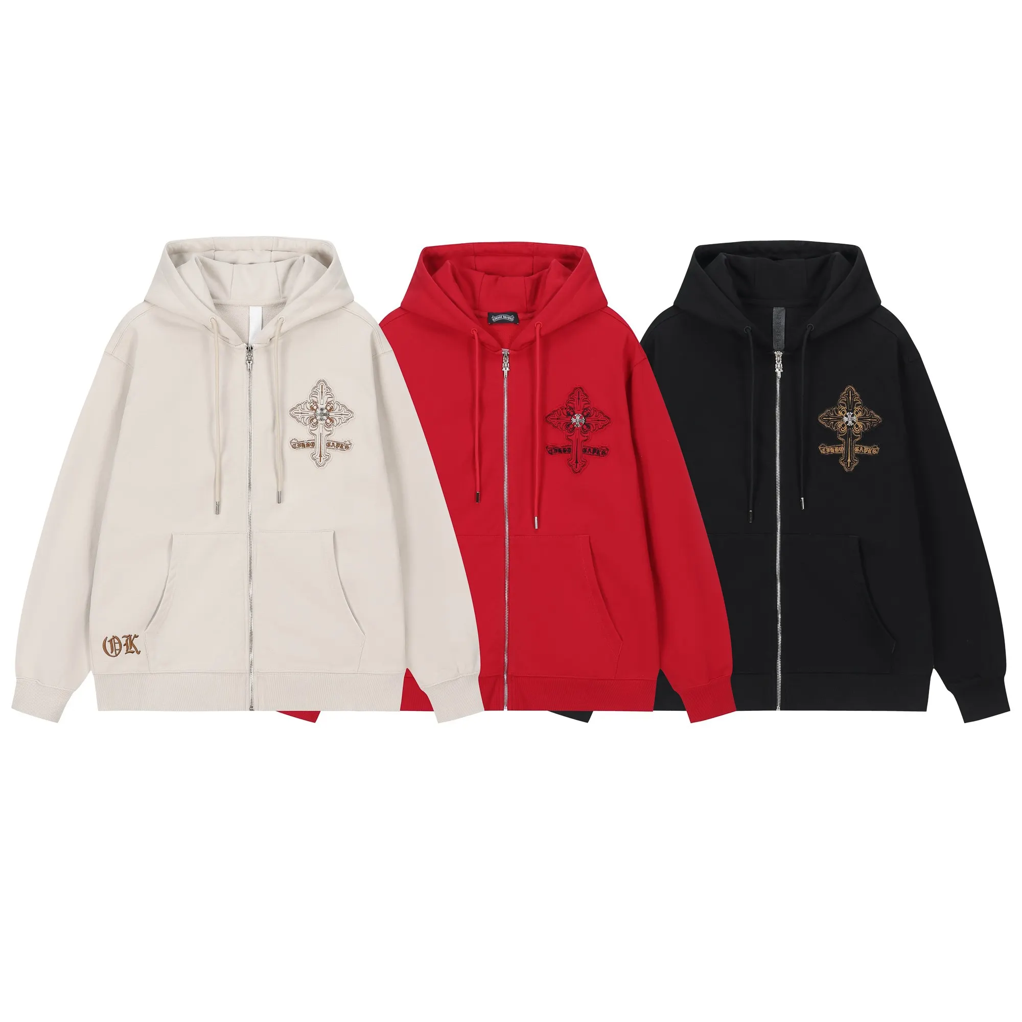Embroidered Logo Cotton-Blend Hoodie D24522756 — view 9