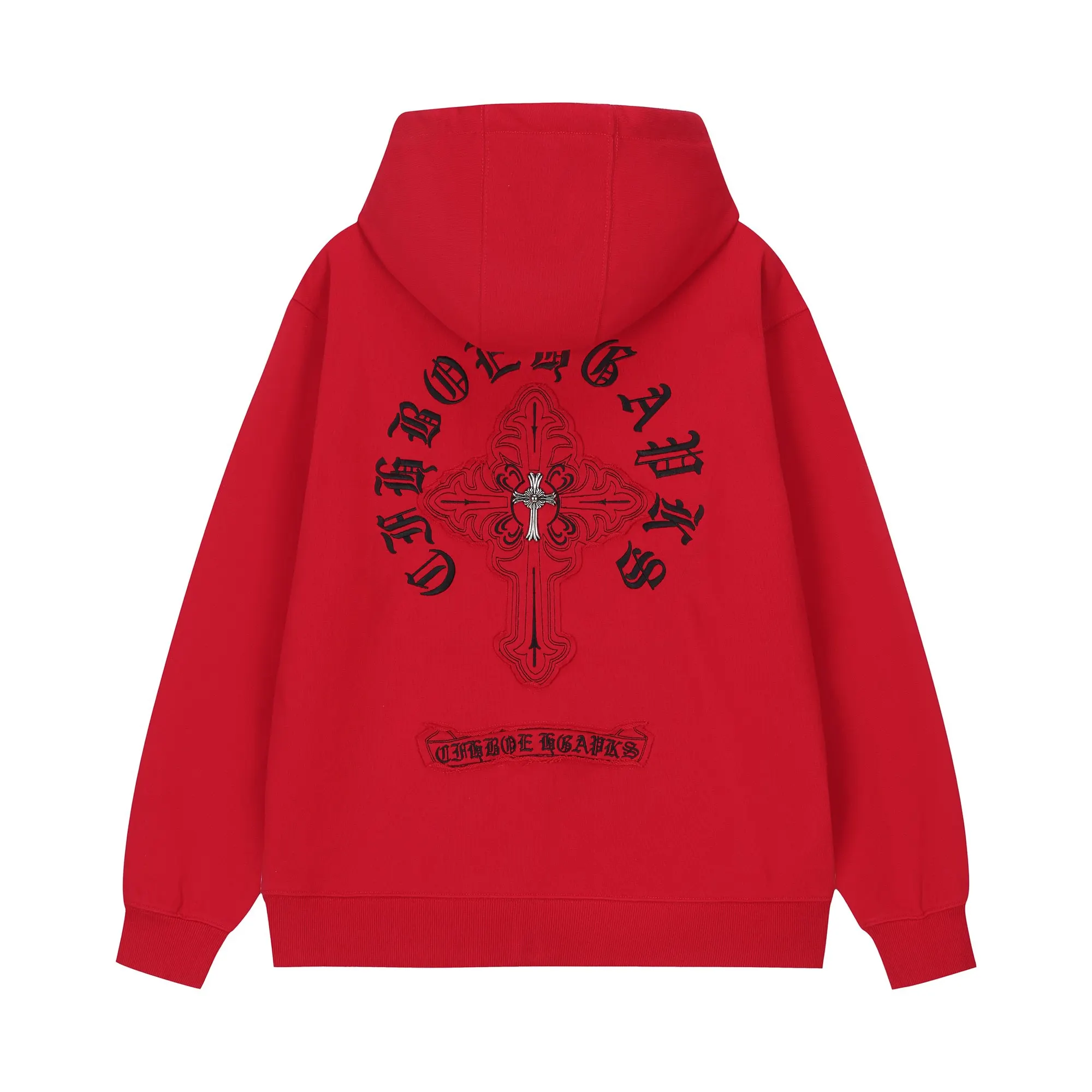 Logo Embroidery Cotton-Blend Zip-Up Hoodie D24522757