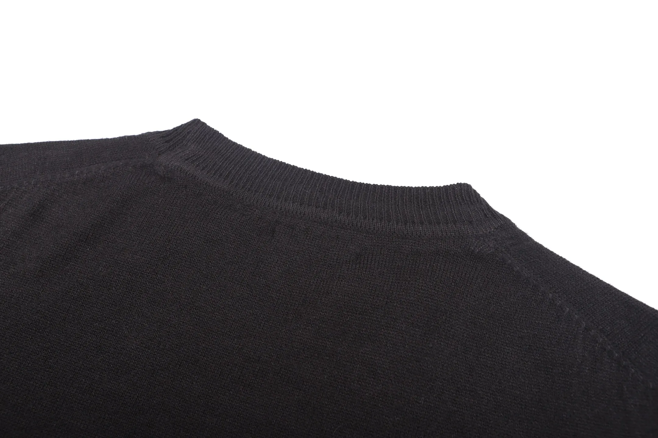 Striped Trim Merino Wool Blend Sweater D24523204 — view 4