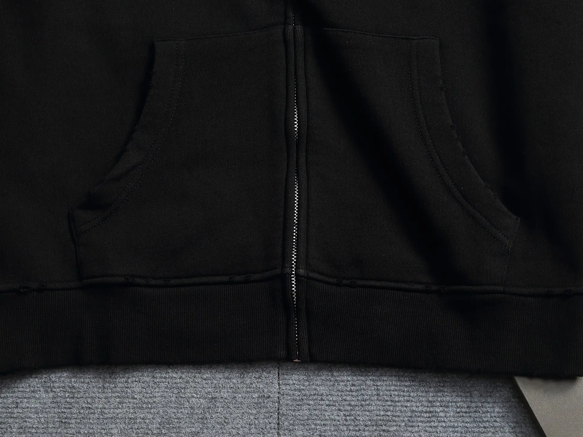 Logo Embroidered Zip-Up Hoodie D24523291 — view 5