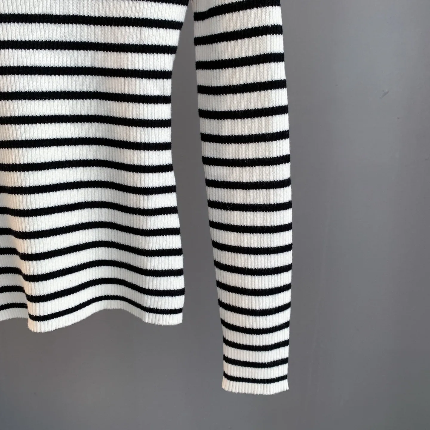 Star Intarsia Striped Wool Sweater D24524192 — view 11