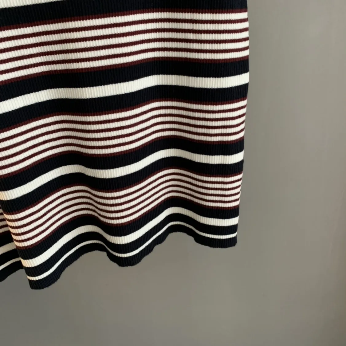 Logo-Embroidered Striped Knit Top D24524051 — view 11