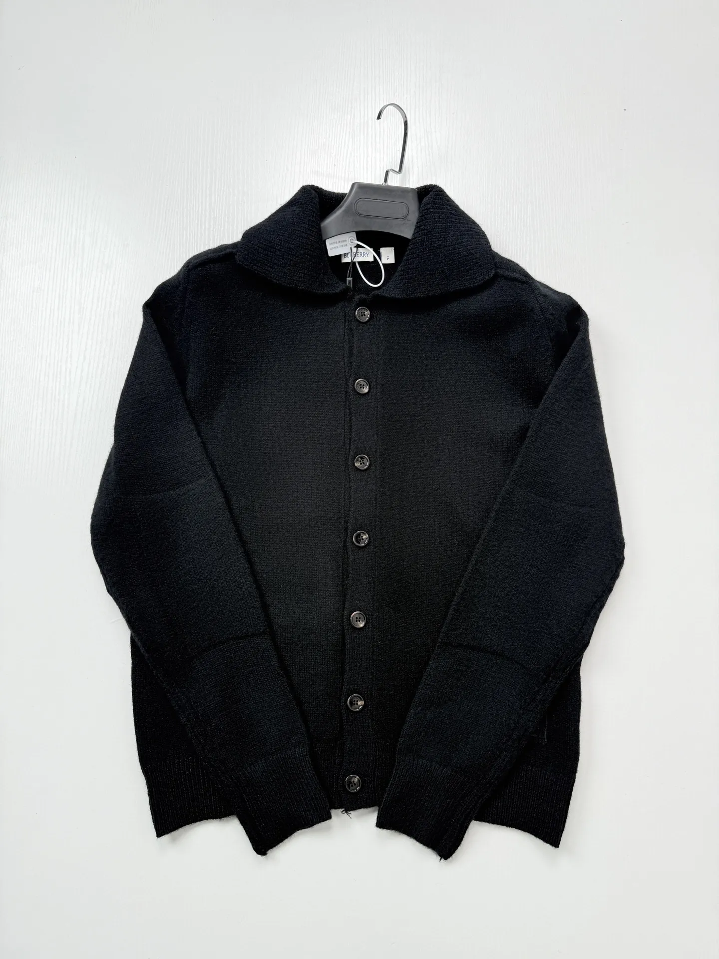 Logo-Embroidered Collared Knit Cardigan D25023915 — view 3