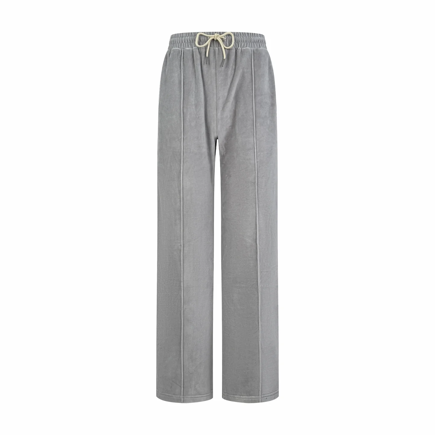 Embroidered Velour Straight-Leg Sweatpants D25023187