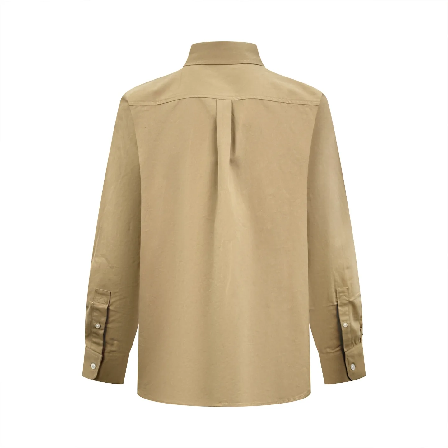 Anagram Embroidered Cotton-Twill Shirt D25024902 — view 2