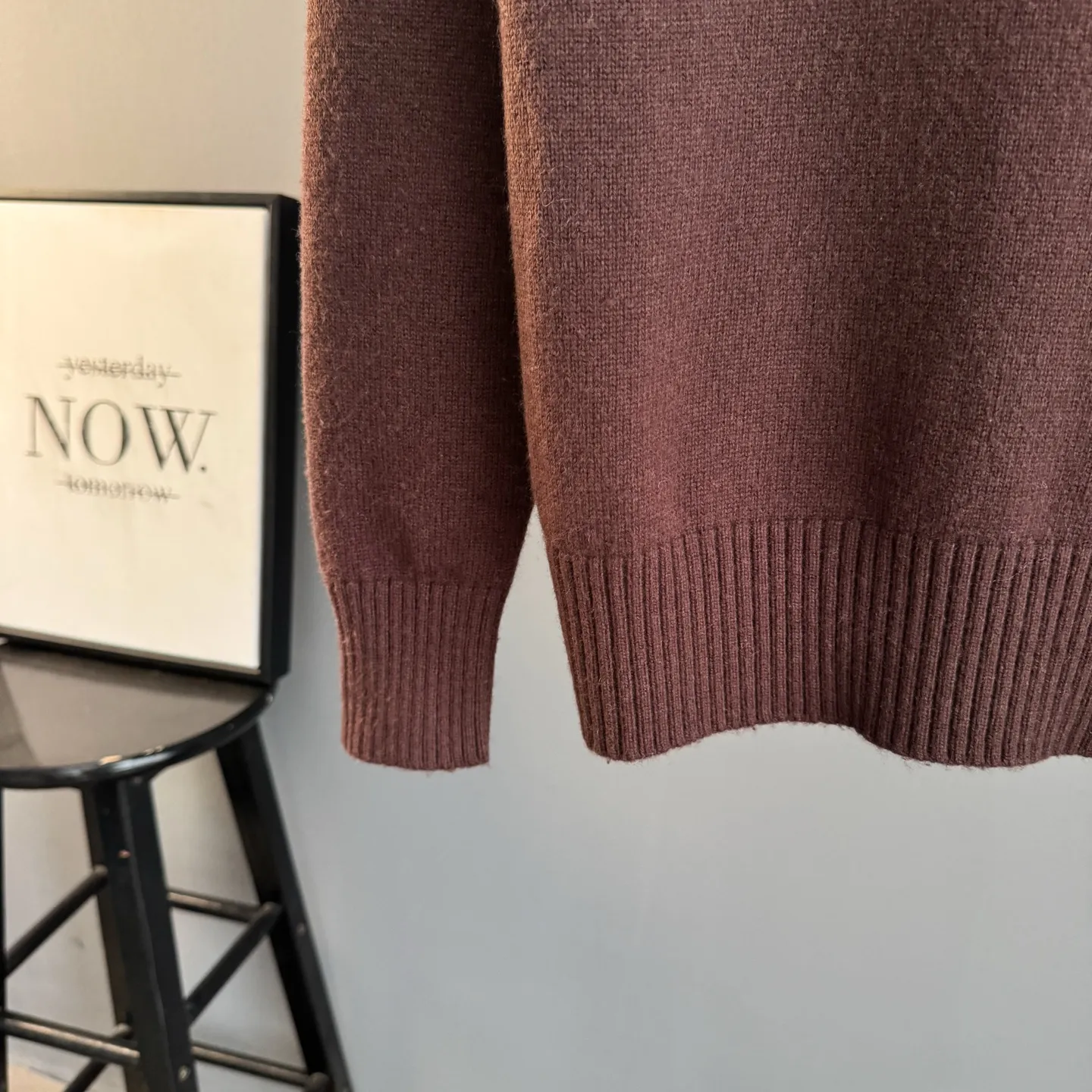 Logo Jacquard Wool and Cashmere-Blend Sweater D25024066 — view 9