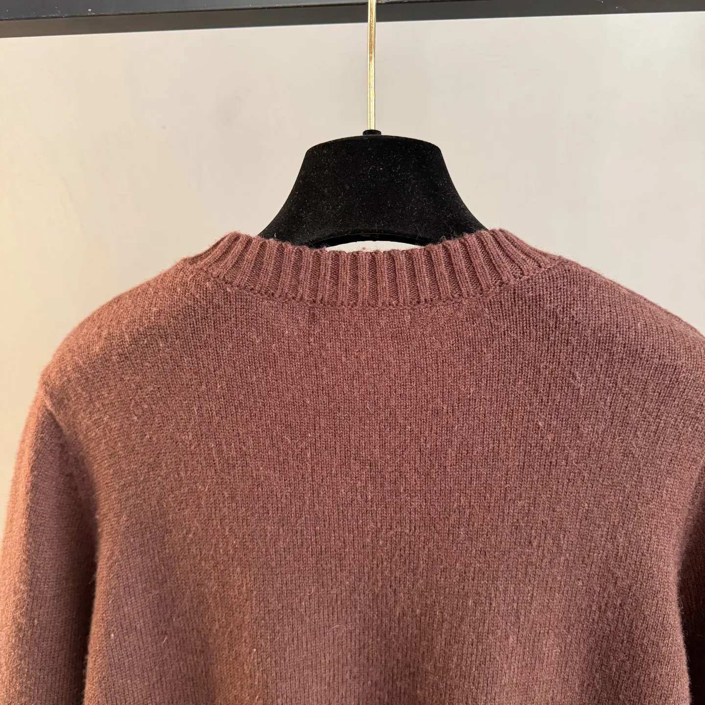 Logo Jacquard Wool and Cashmere-Blend Sweater D25024066 — view 11