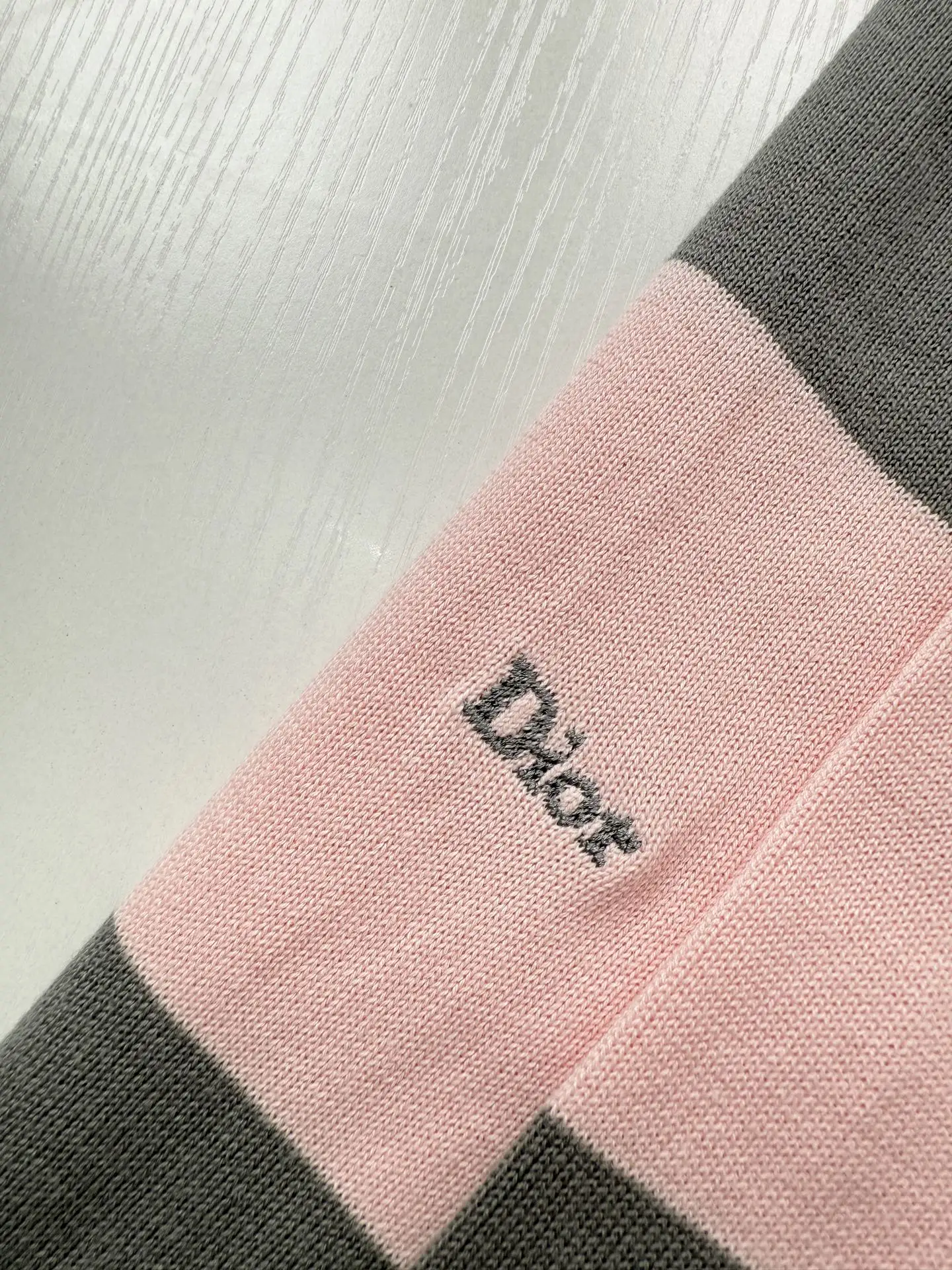 Striped Knit Long-Sleeve Polo Shirt D25524748 — view 8