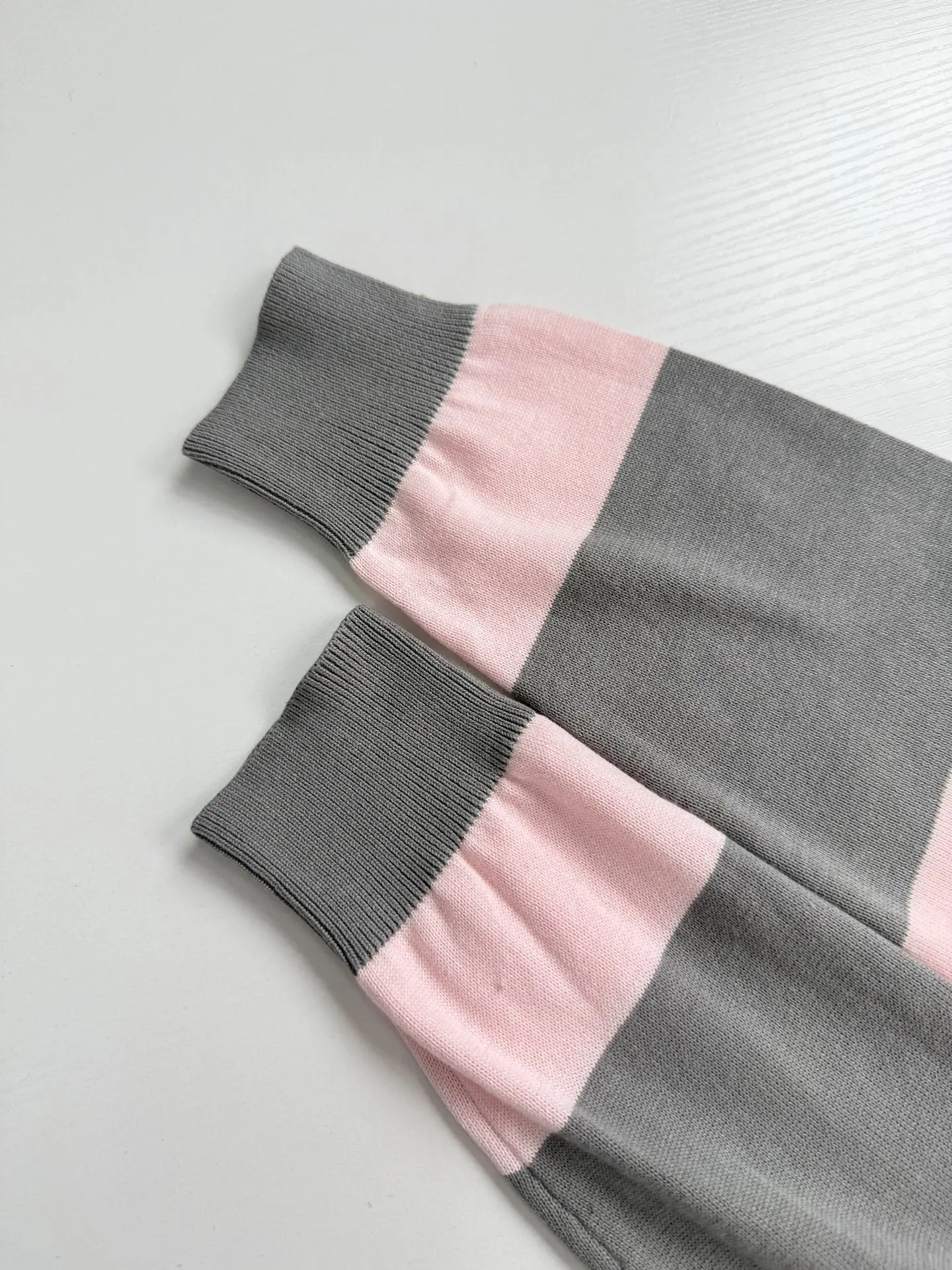 Striped Knit Long-Sleeve Polo Shirt D25524748 — view 9