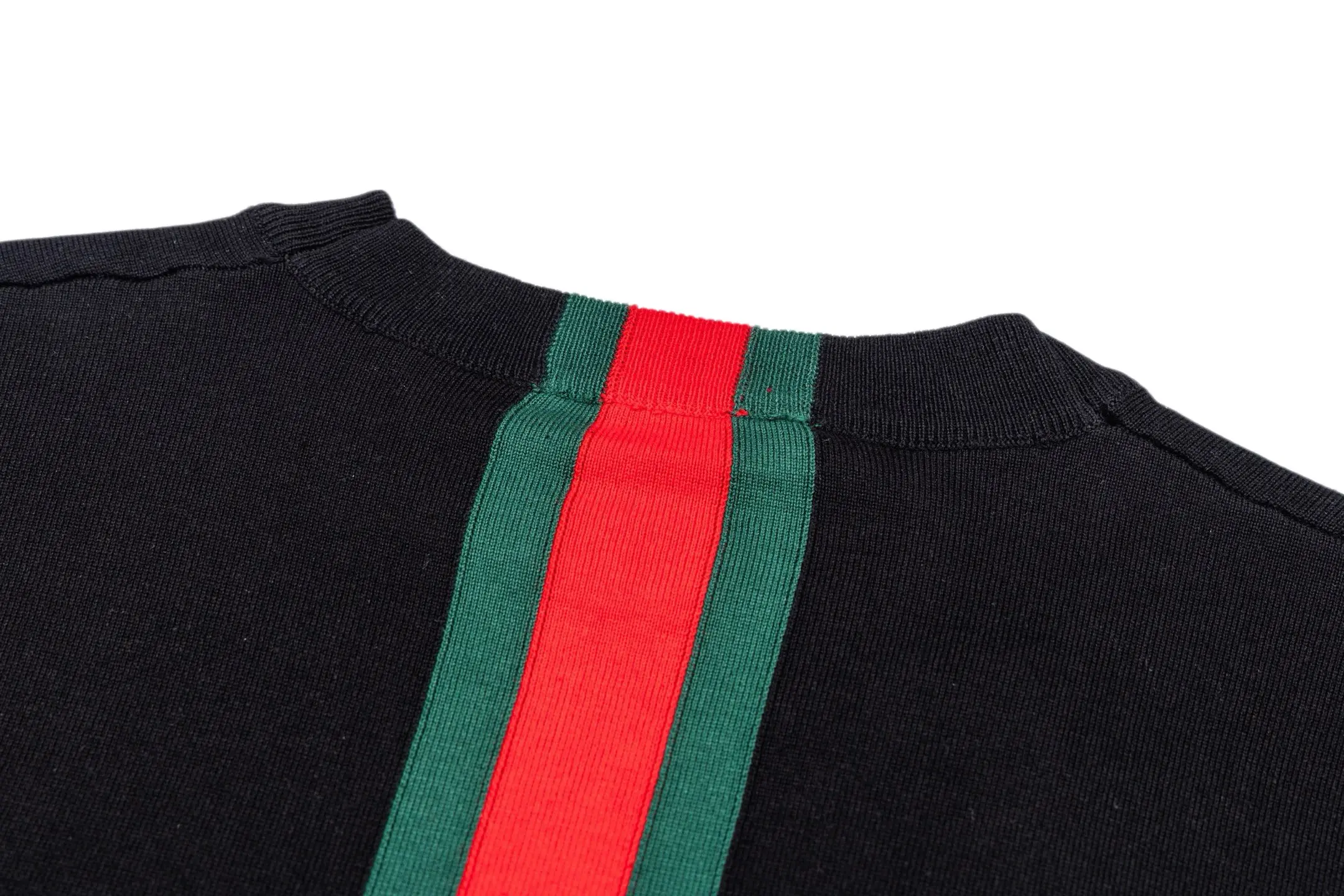 Web Stripe Crew-Neck Knit Sweater D25521114 — view 4