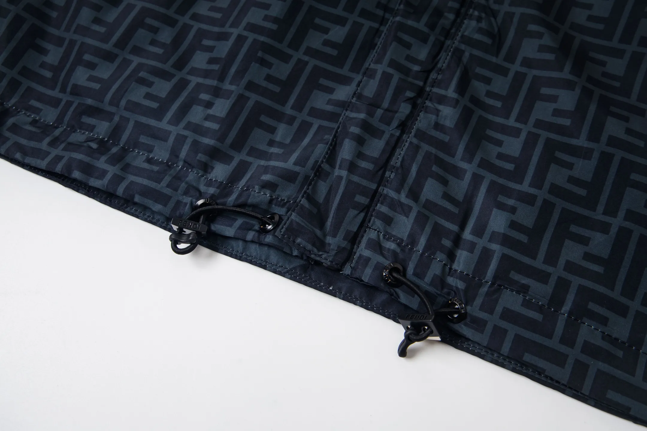 Reversible FF Monogram Jacquard Hooded Jacket D25523499 — view 8