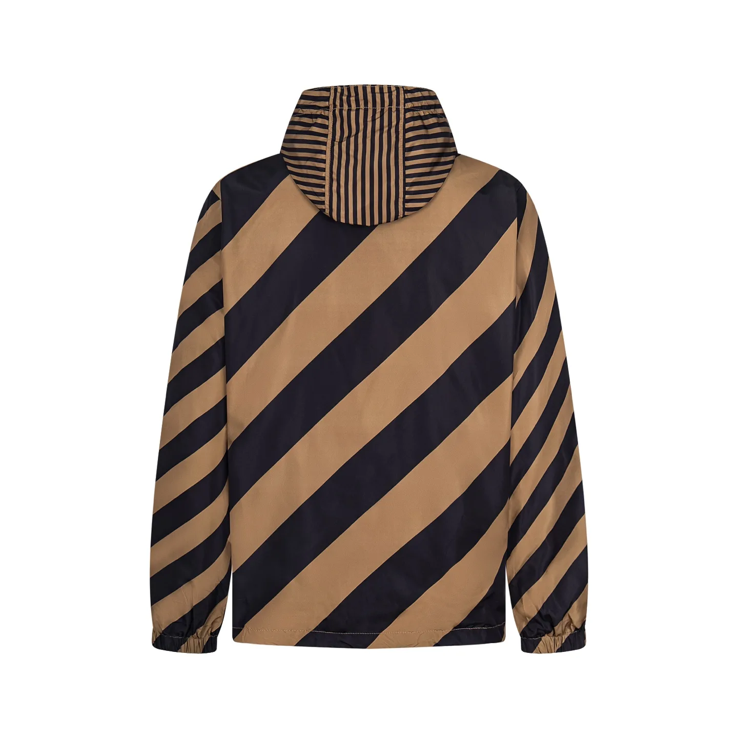 Reversible Logo-Jacquard and Striped Hooded Jacket D25523498 — view 2