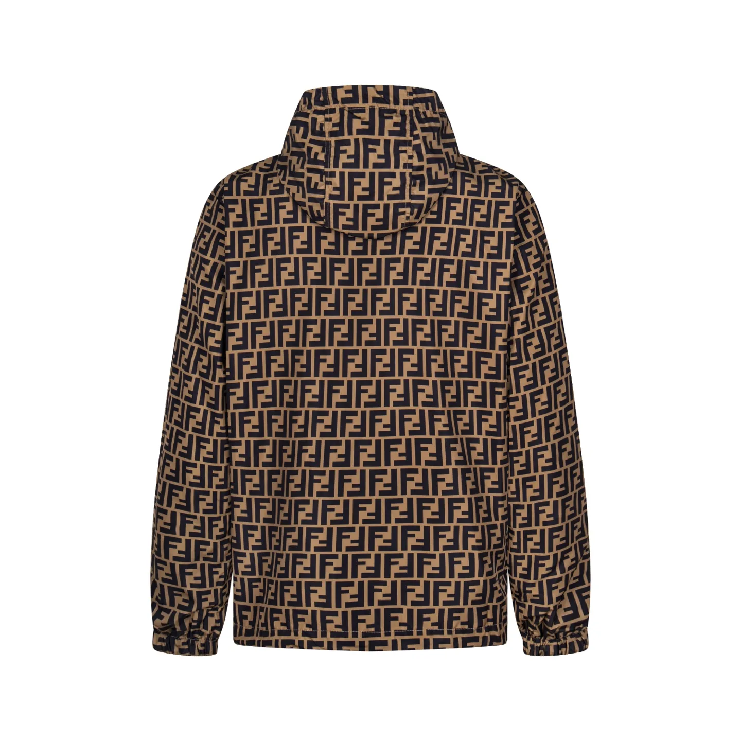 Reversible FF Monogram Jacquard Hooded Jacket D25523497 — view 2