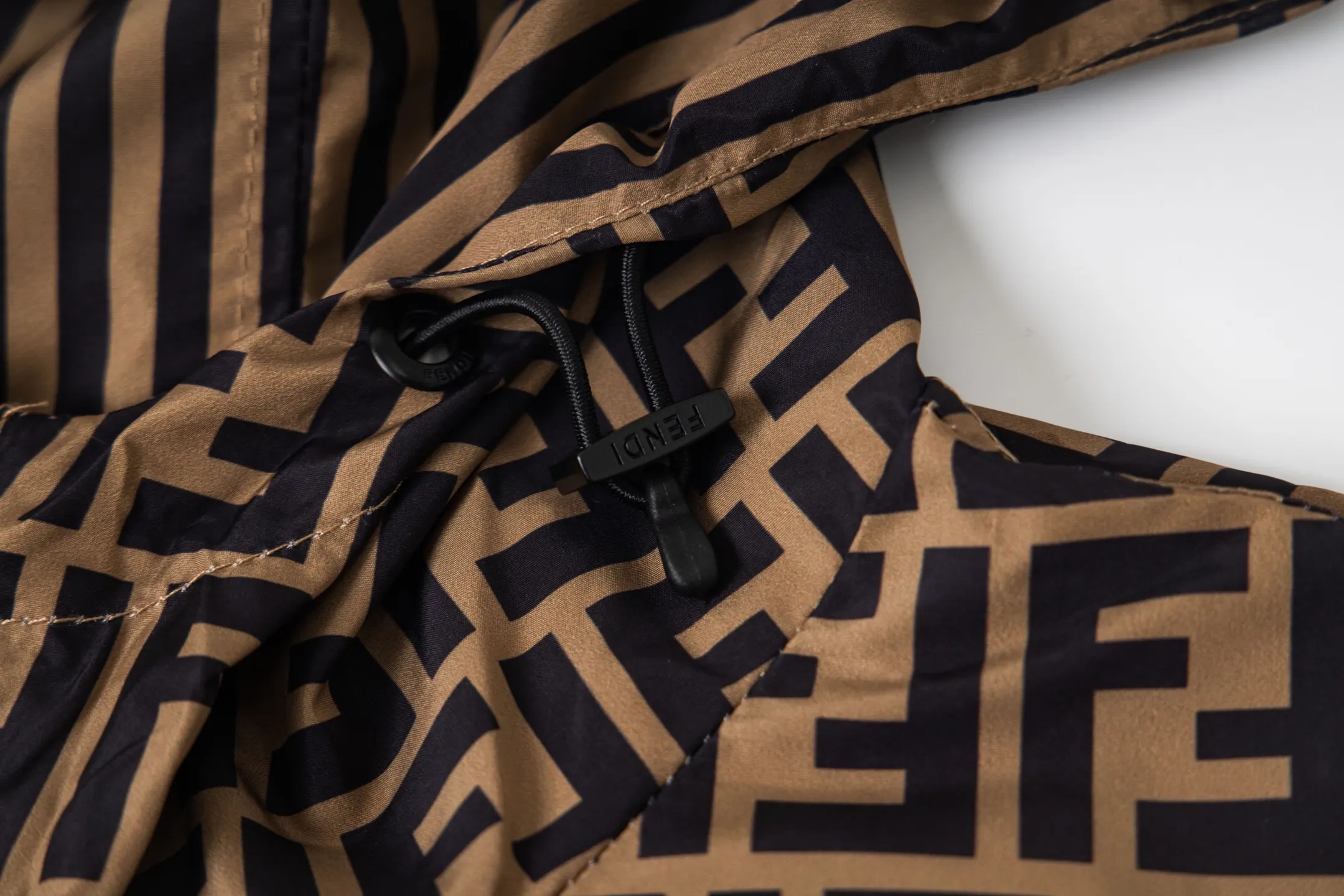Reversible FF Monogram Jacquard Hooded Jacket D25523497 — view 5