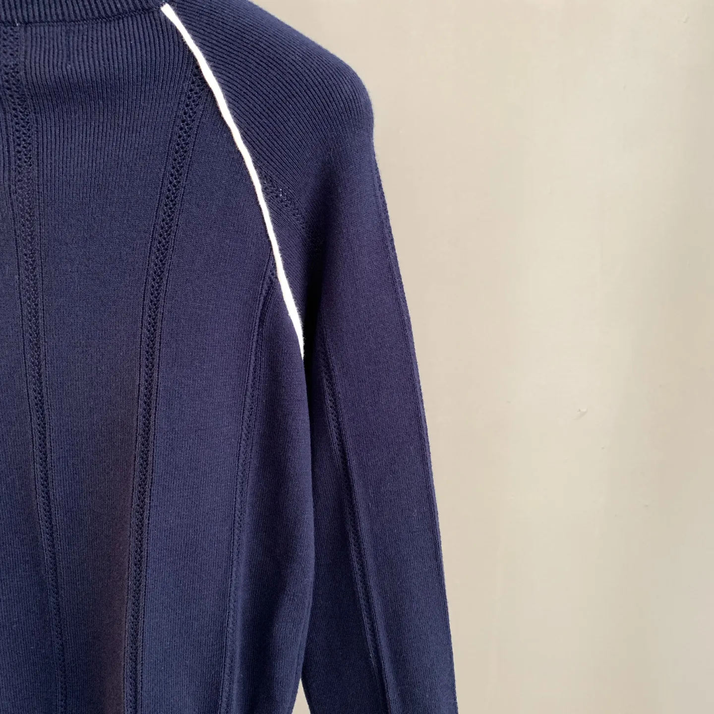 Logo-Embroidered Zip-Up Knit Cardigan D25524189 — view 7