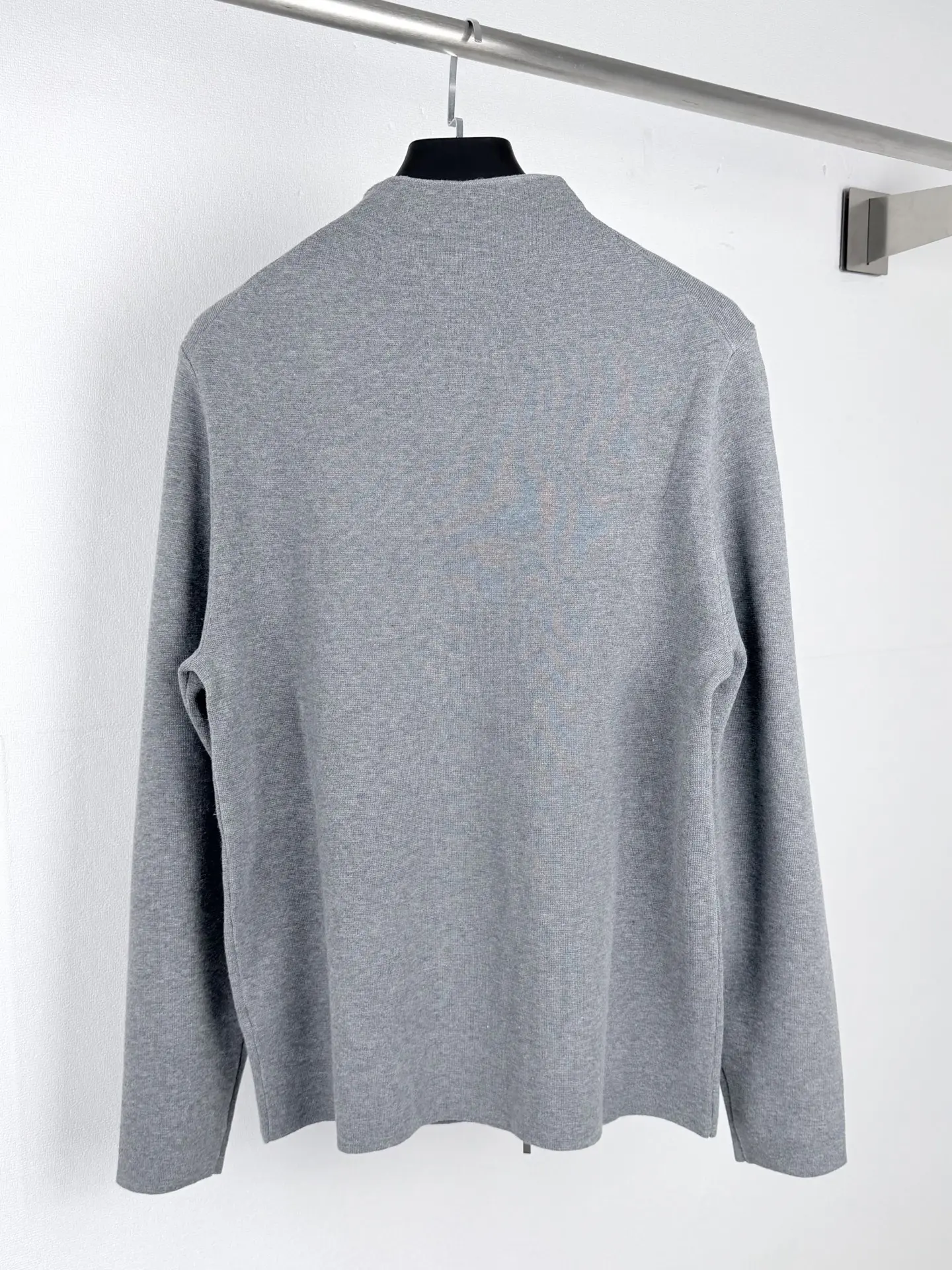 CD Icon Embossed Wool Zip-Up Sweater D26022735 — view 3