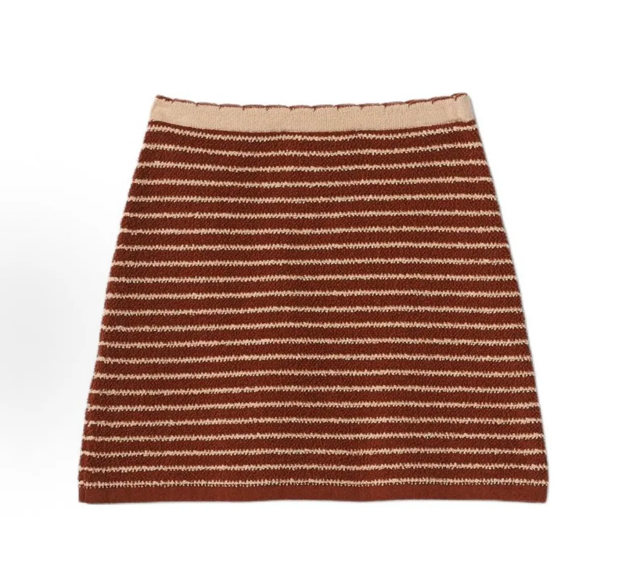Striped Cotton-Blend Bouclé Knit Shorts D26024045