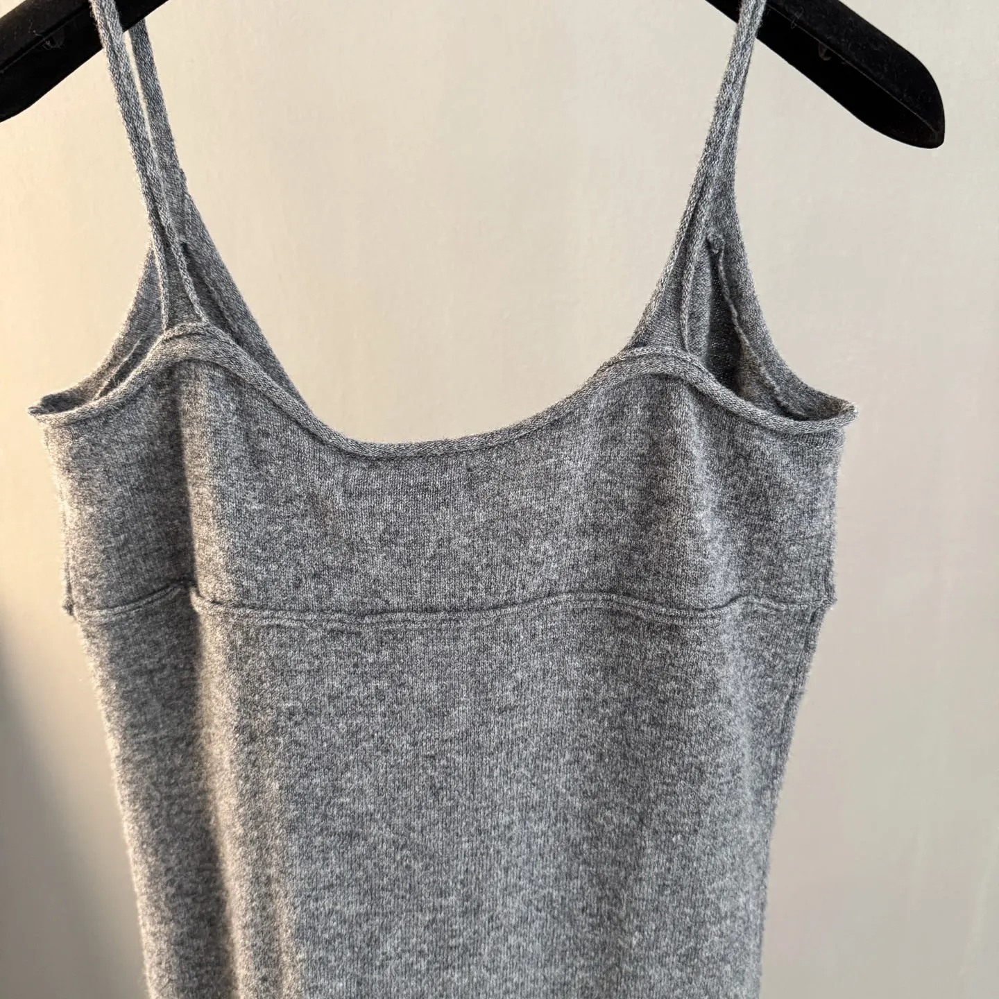 Logo-Patch Knit Cami Midi Dress D26024054 — view 3
