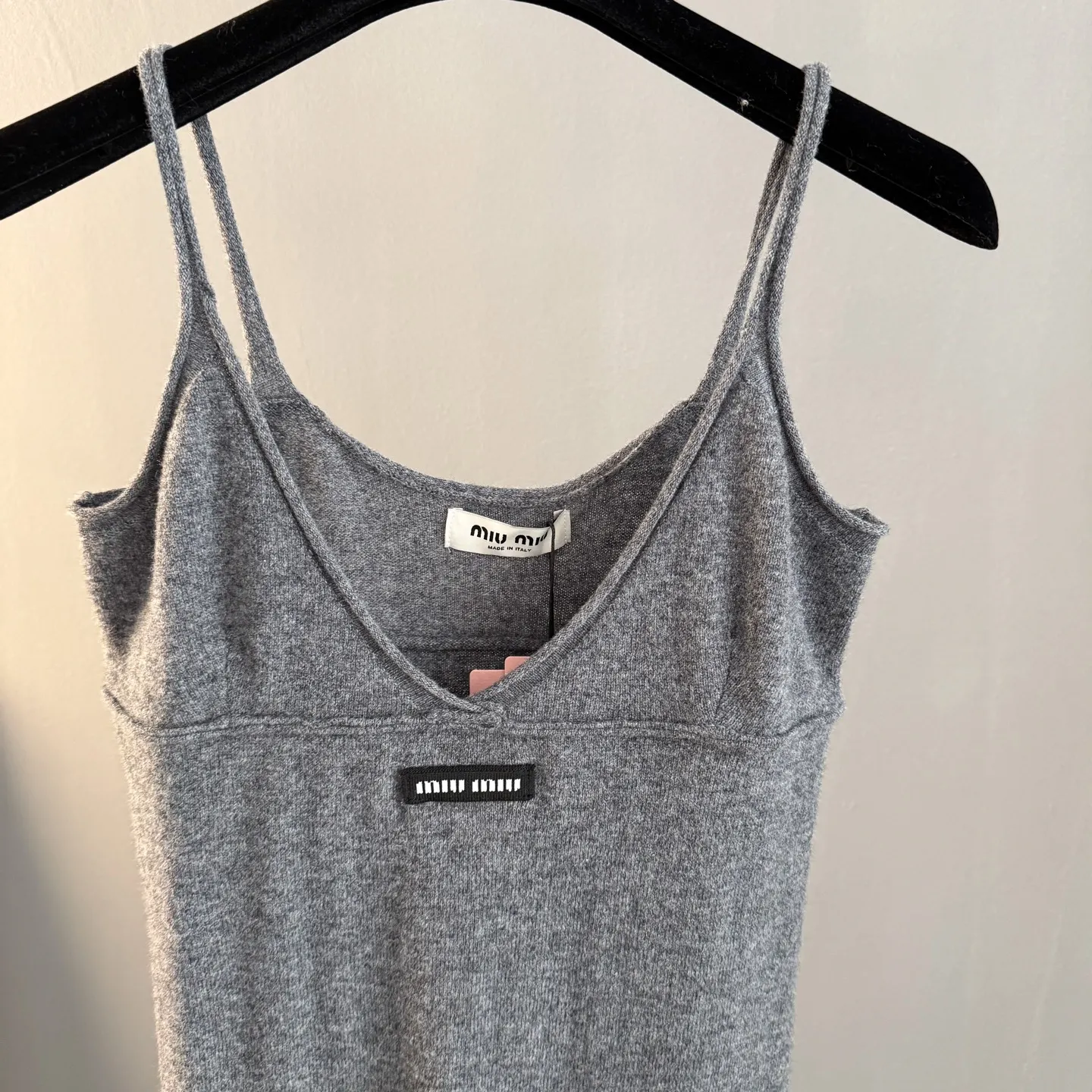 Logo-Patch Knit Cami Midi Dress D26024054 — view 6